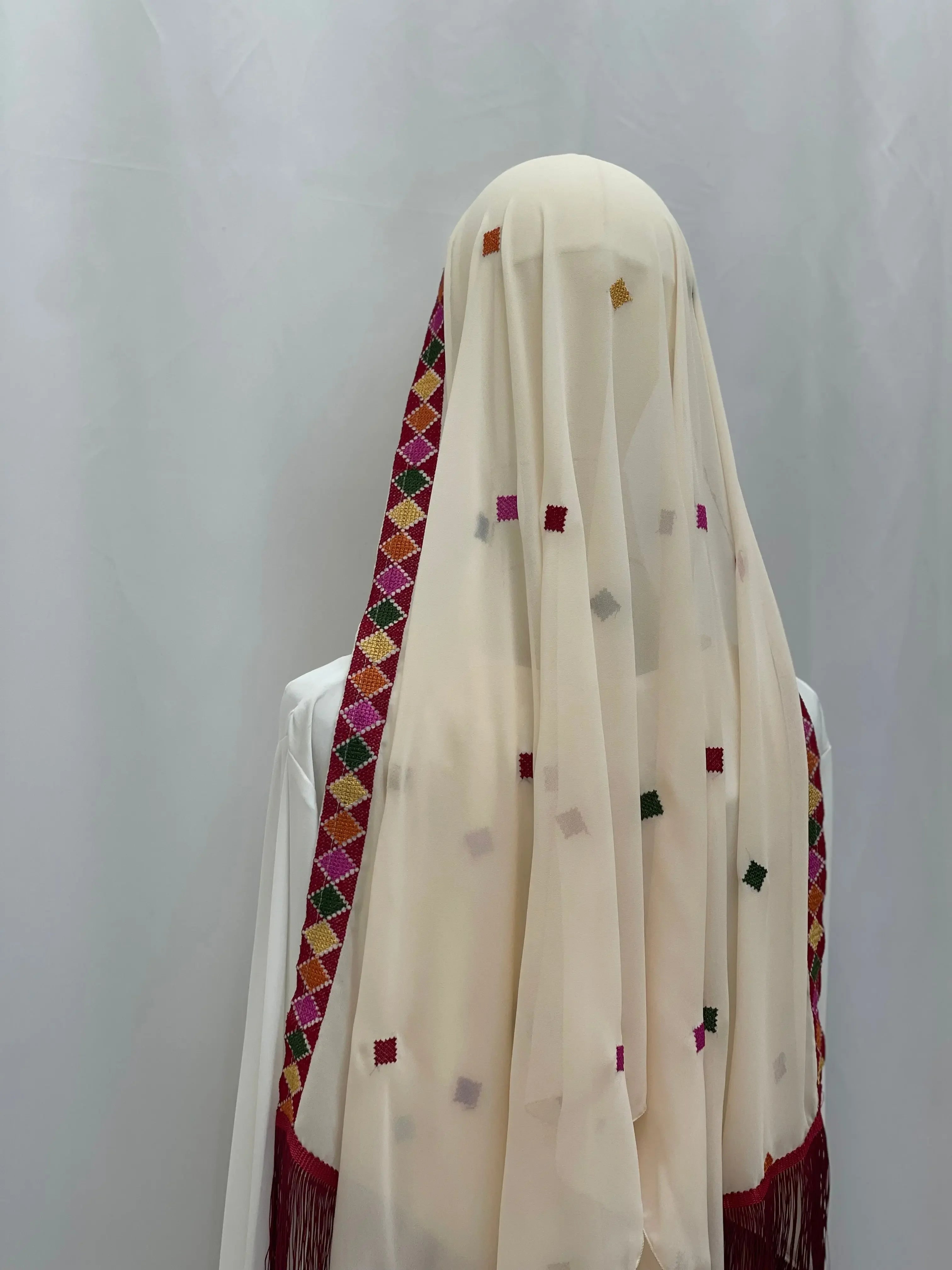 Timeless Sophistication: Embroidered Khirka Palestinian Elegance