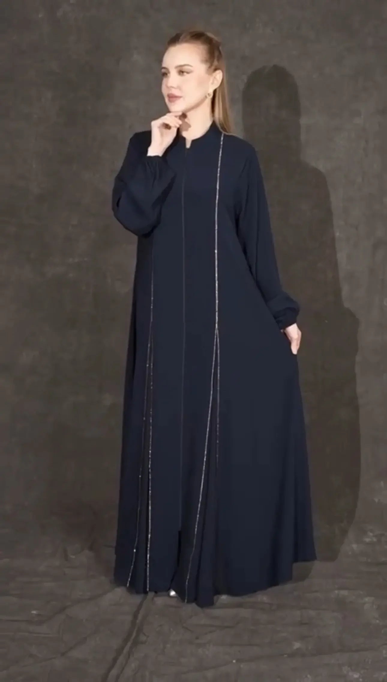 Maxi Yurio Abaya: Traditional Modesty Meets Modern Style - Palestinian Elegance
