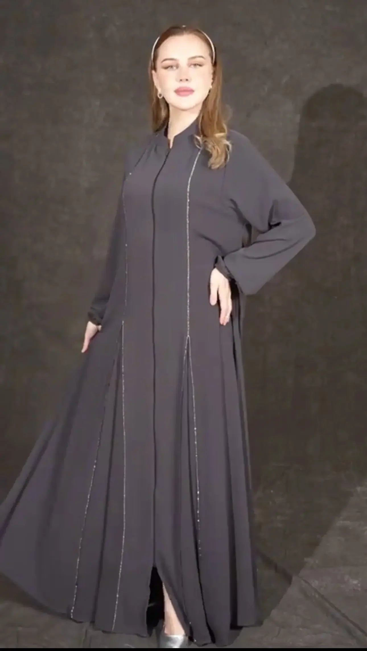 Maxi Yurio Abaya: Traditional Modesty Meets Modern Style - Palestinian Elegance
