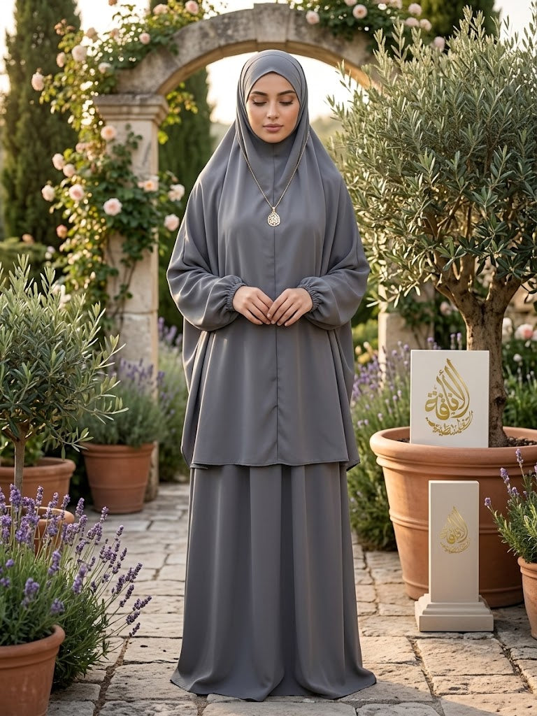 Two-Piece Portable Prayer Set for Comfort and Convenience