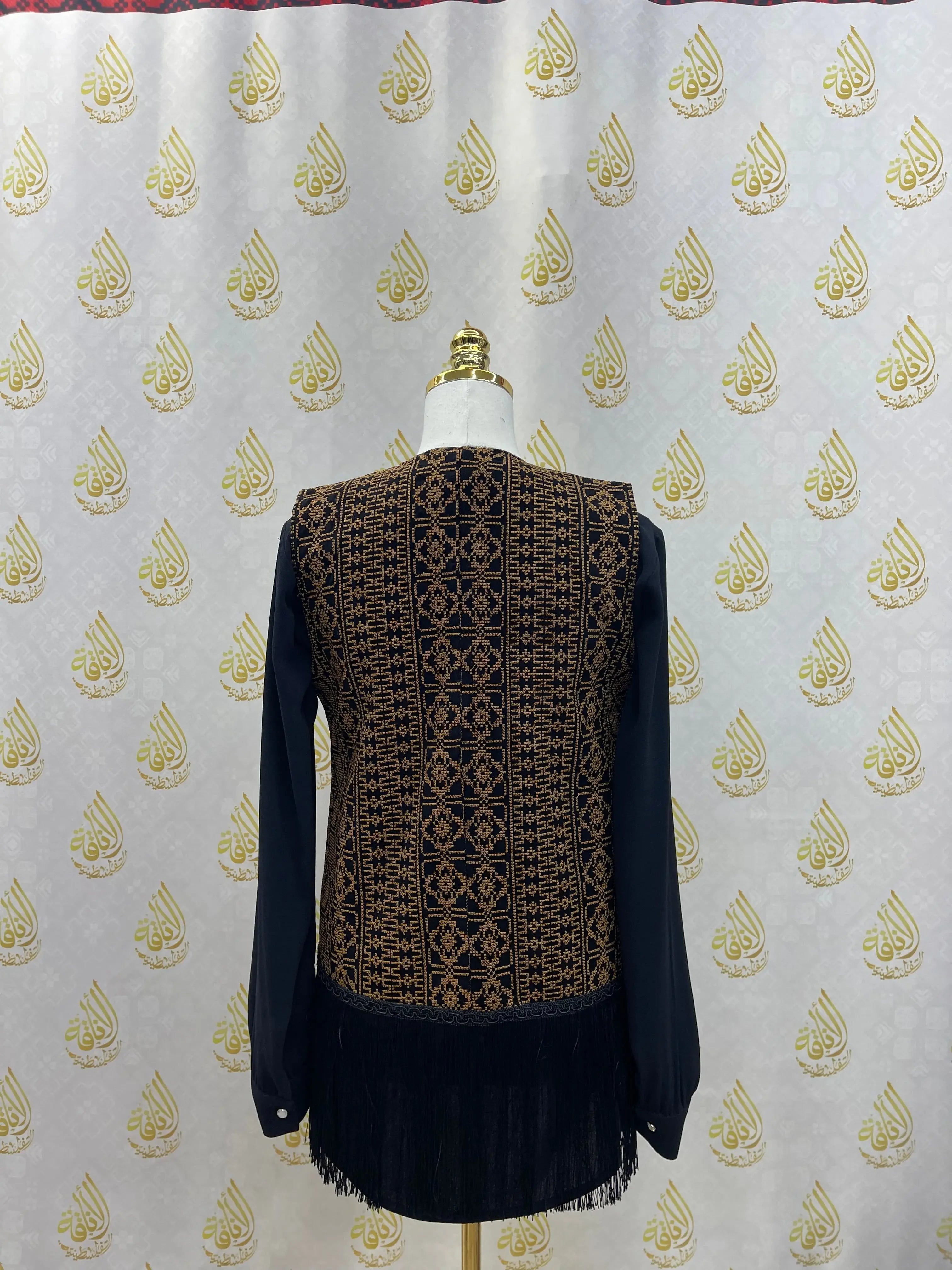 Embroidery Tassel Vest: Timeless Elegance and Versatile Style Palestinian Elegance