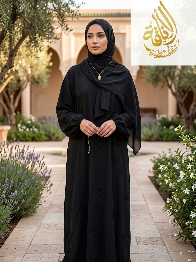 Embroidered One-Piece Prayer Set for Elegant Spiritual Practice