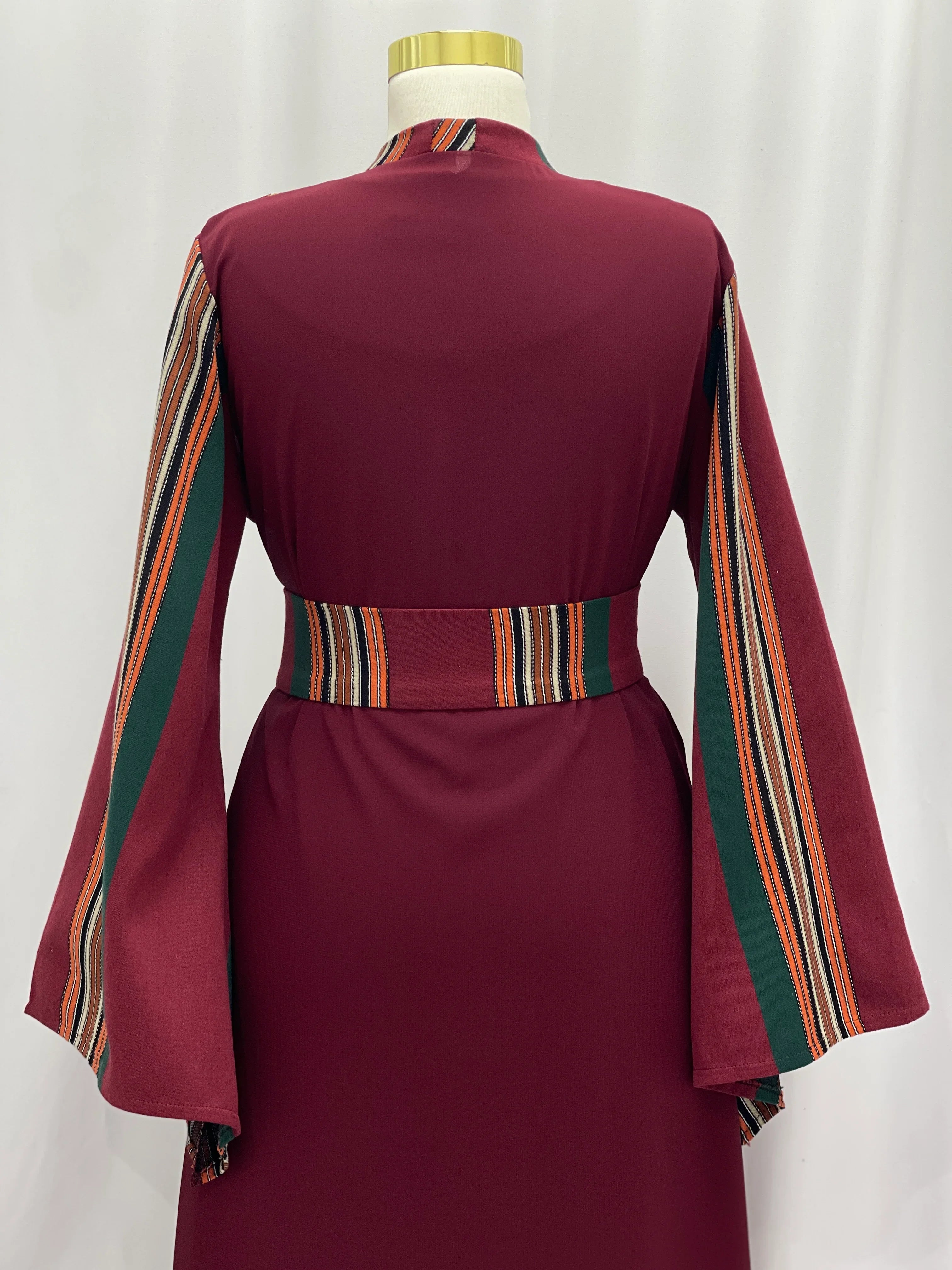 Majdal Heritage Embroidered Chiffon Piece - Cultural Grace