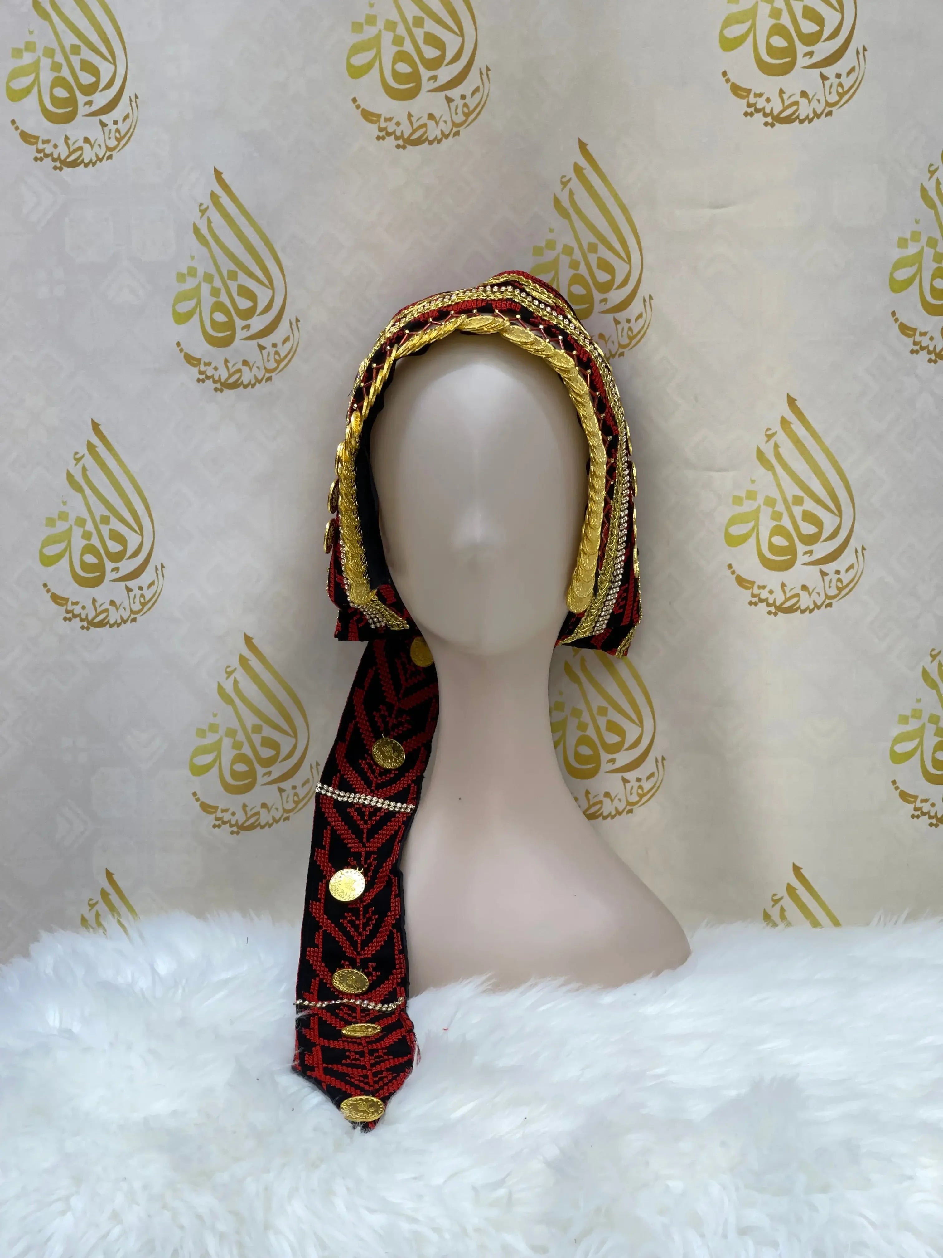 High Quality Head Piece Lerat: Luxurious Comfort and Elegant Style Palestinian Elegance