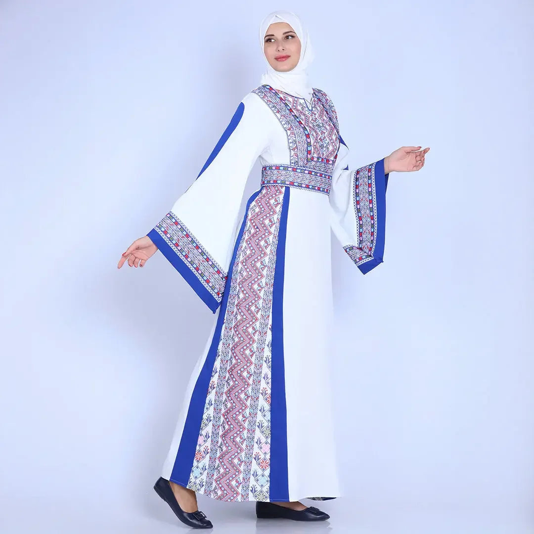 Hiba Unique Embroidery Thoub: Elegance and Cultural Heritage Palestinian Elegance