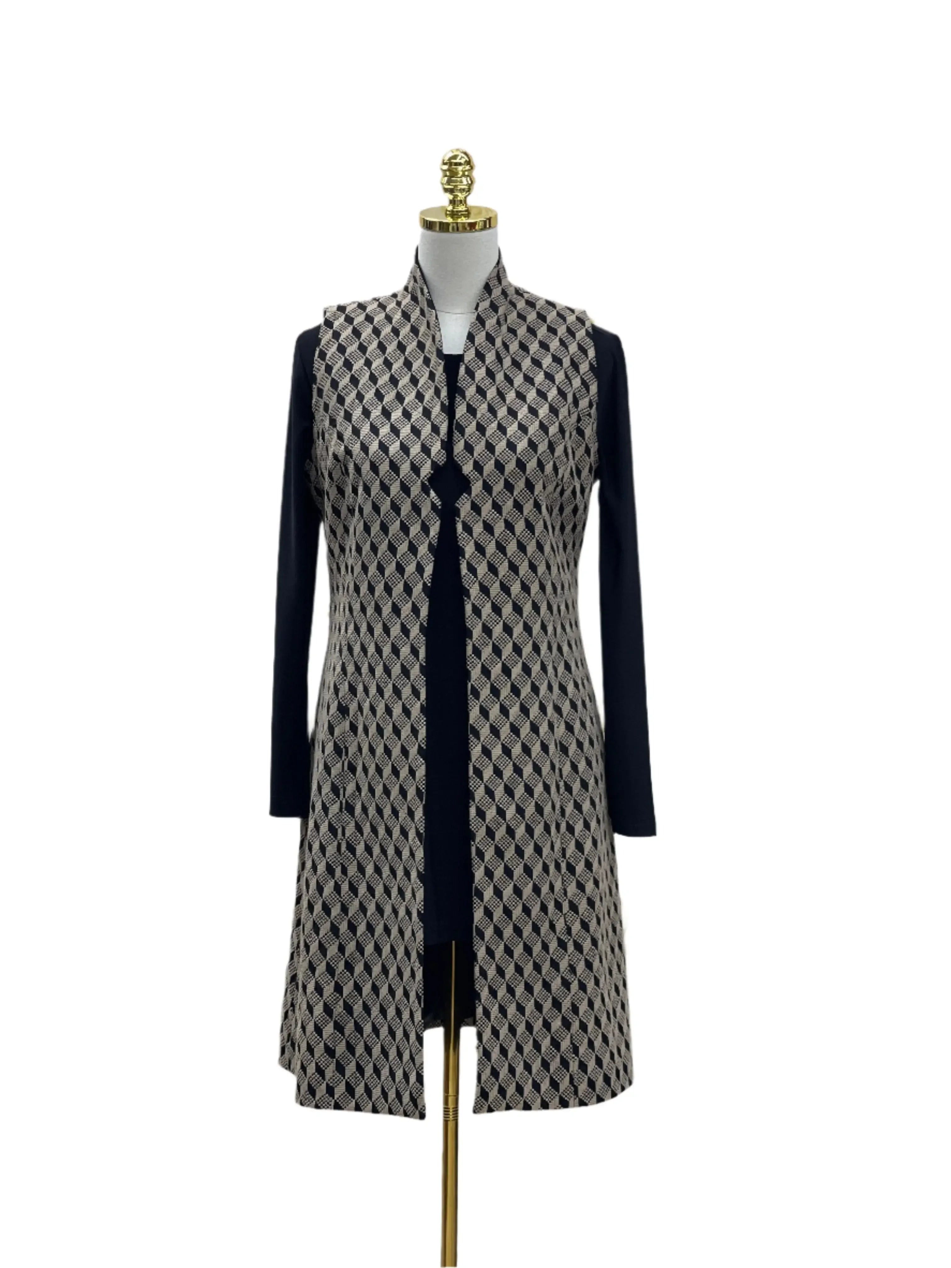 Embroidery Long Vest: Elegance and Versatile Style Palestinian Elegance