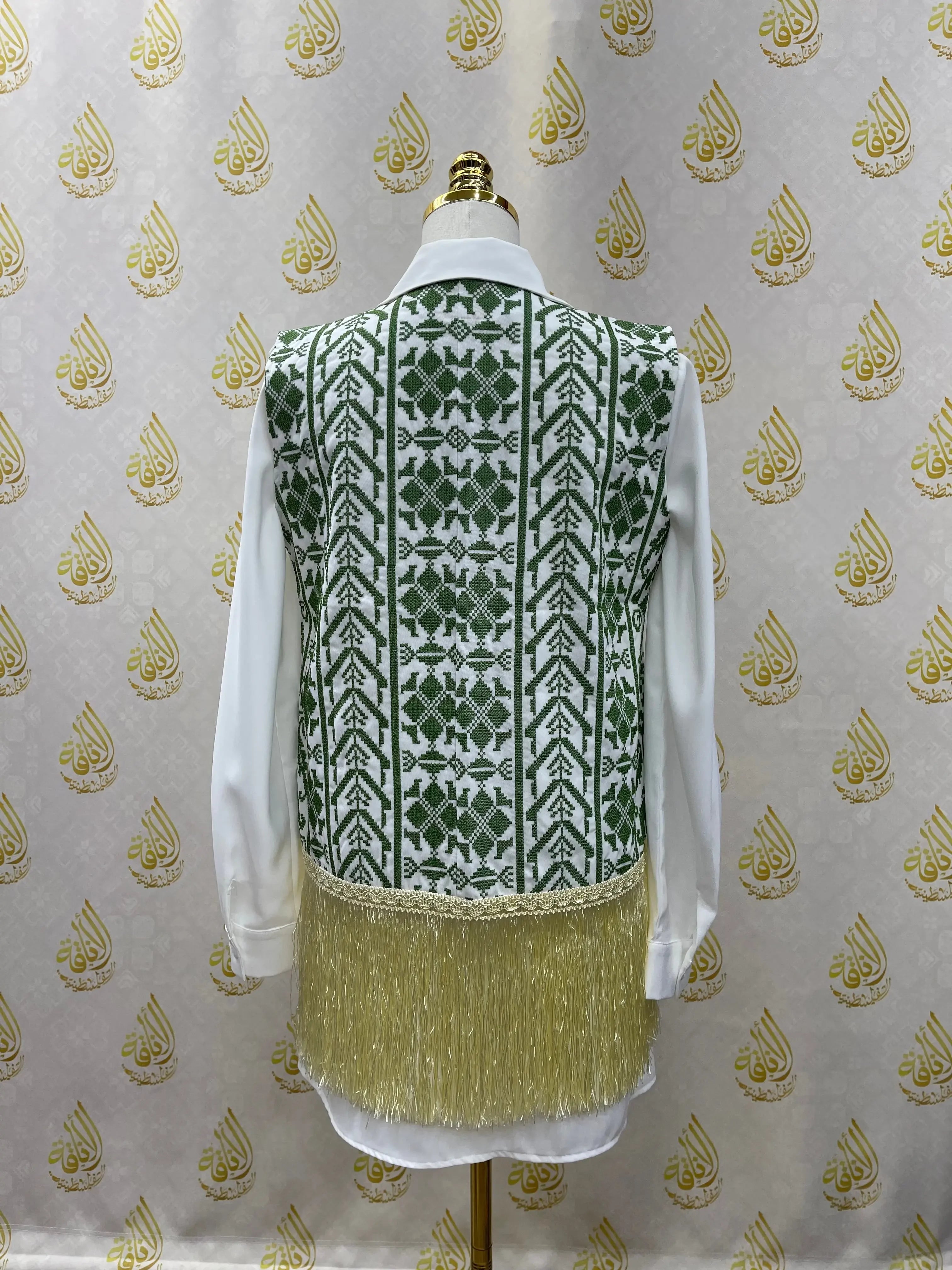 Embroidery Tassel Vest: Timeless Elegance and Versatile Style Palestinian Elegance