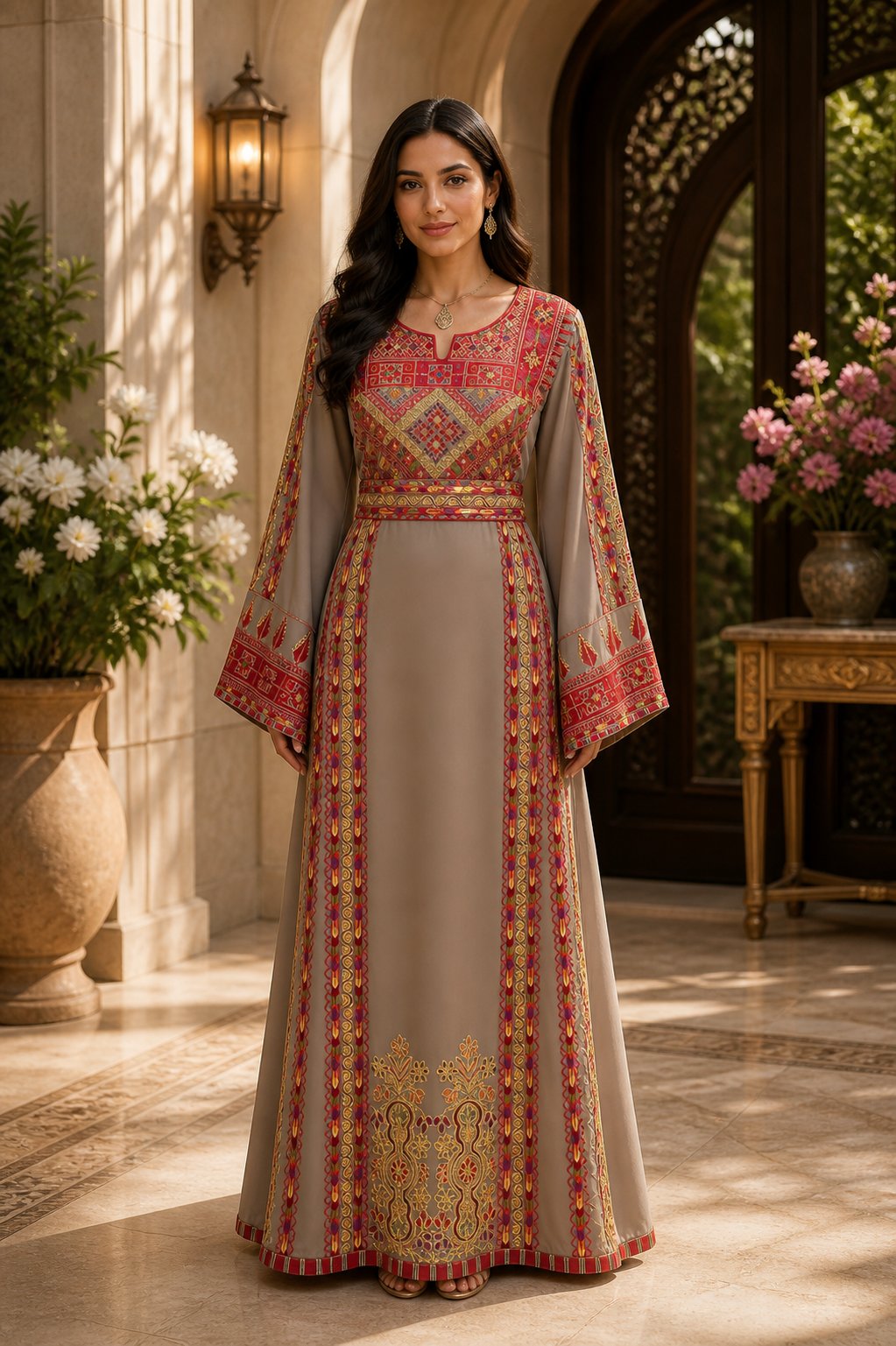 Almajed Embroidered Thoub: A Timeless Piece That Embodies Elegance And Majesty
