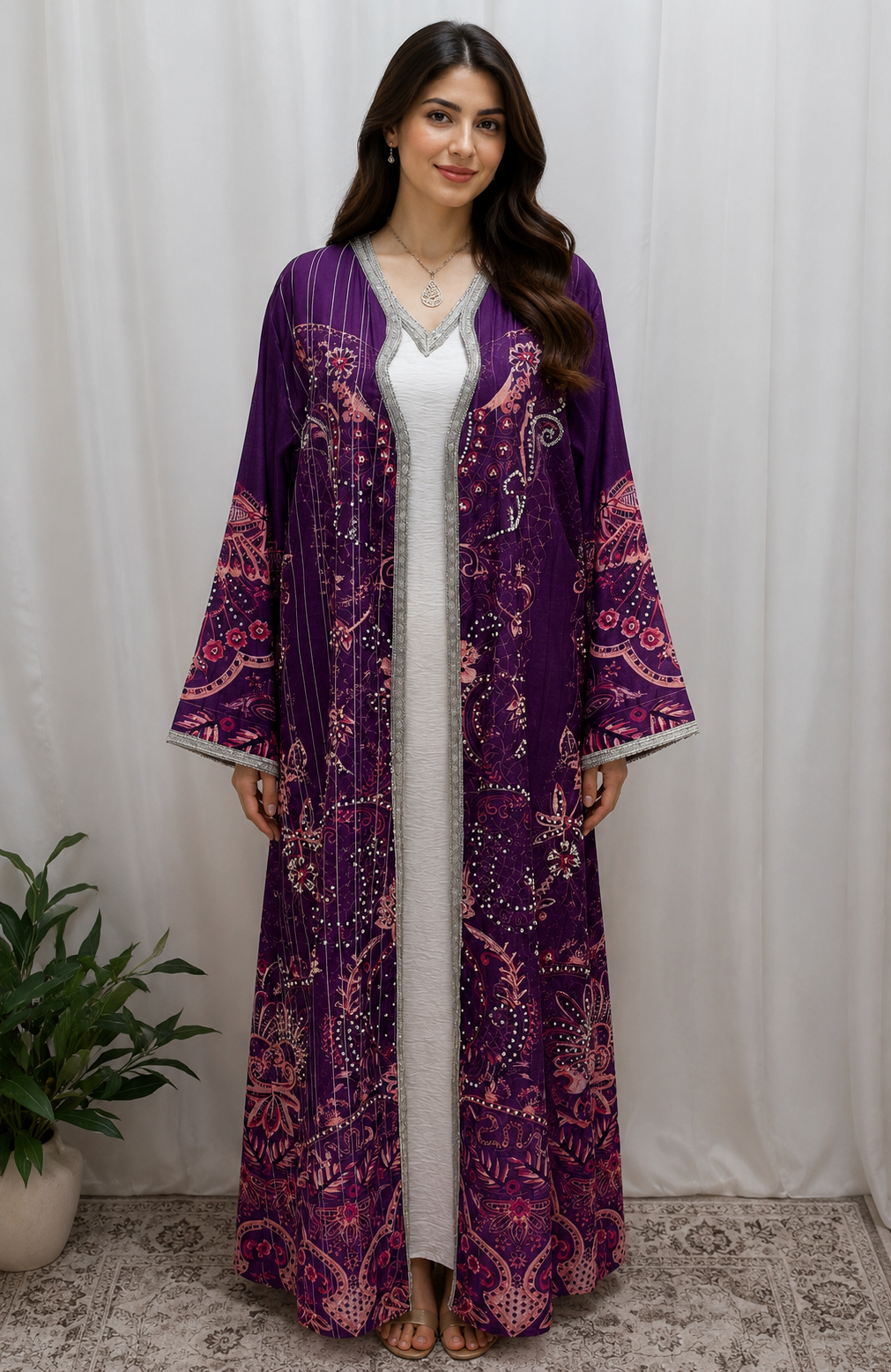 Pearl Luxe Abaya Set