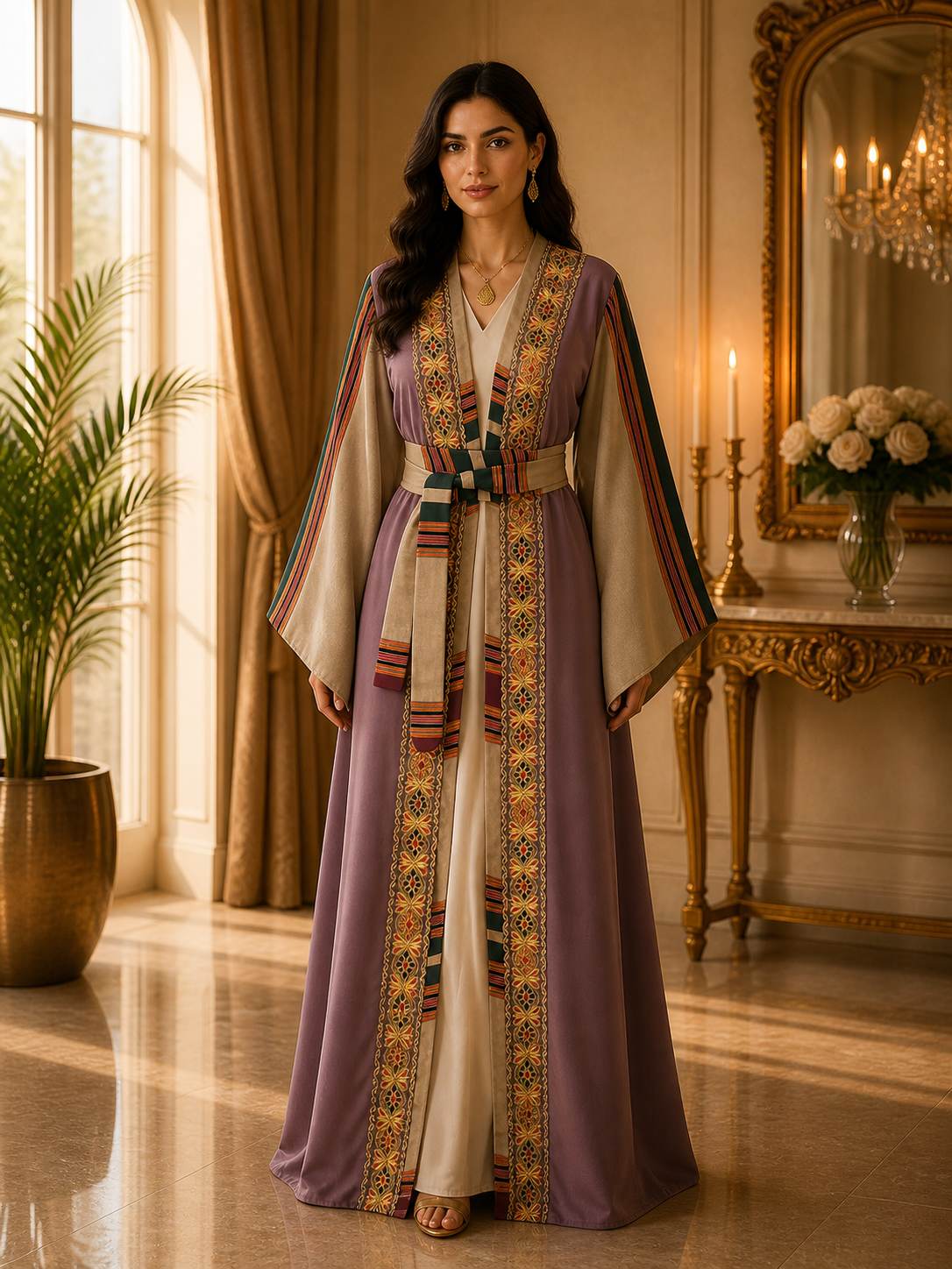 Al-Majdal Embroidered Cardigan