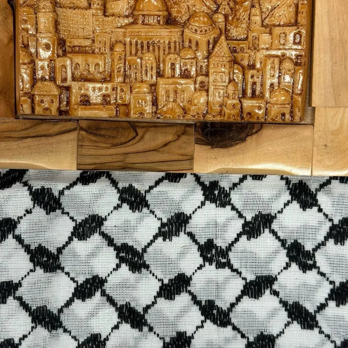 Handmade Wooden Frame from Ramallah: Authentic Palestinian Artistry Palestinian Elegance