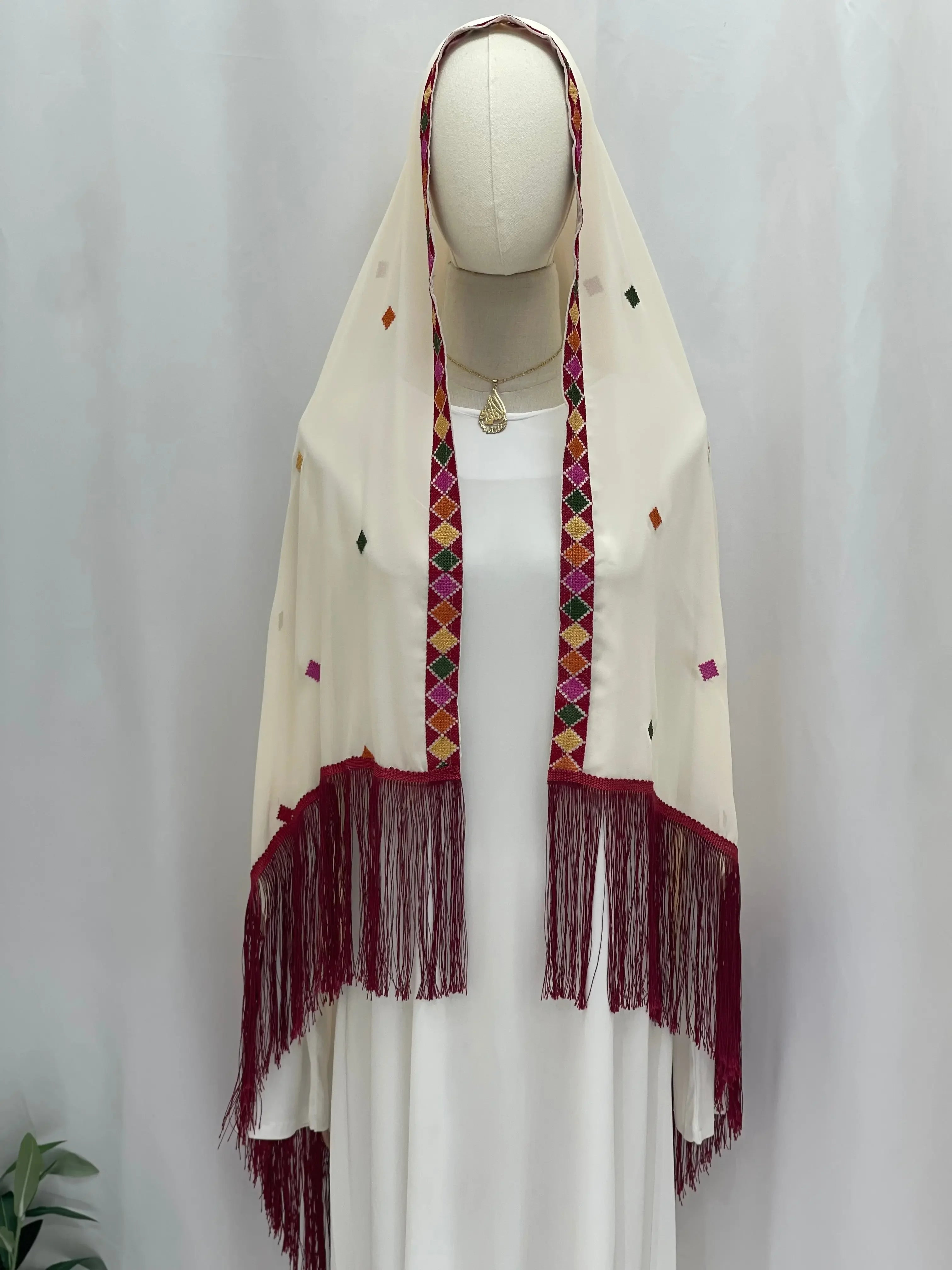 Timeless Sophistication: Embroidered Khirka Palestinian Elegance