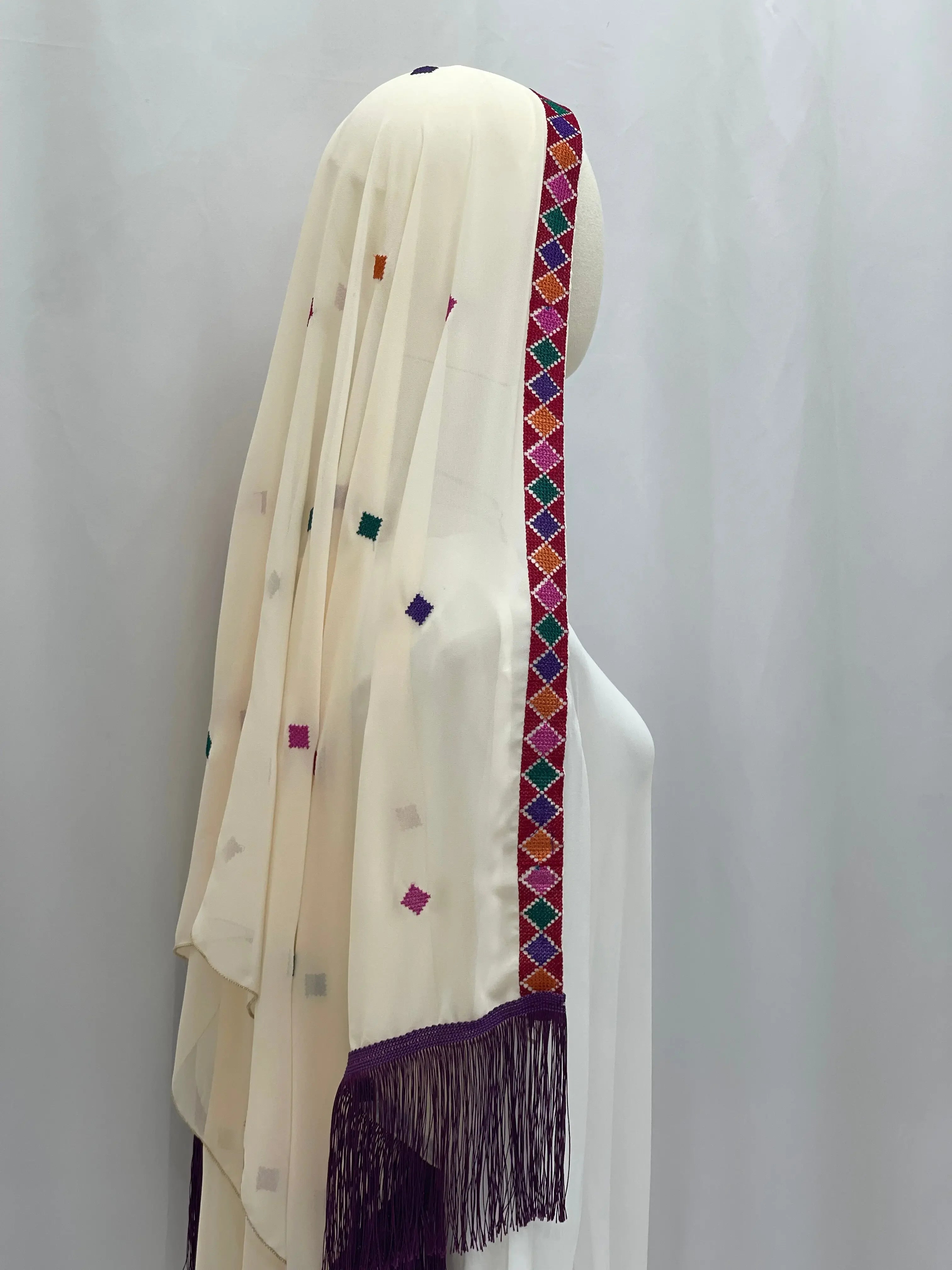 Timeless Sophistication: Embroidered Khirka Palestinian Elegance