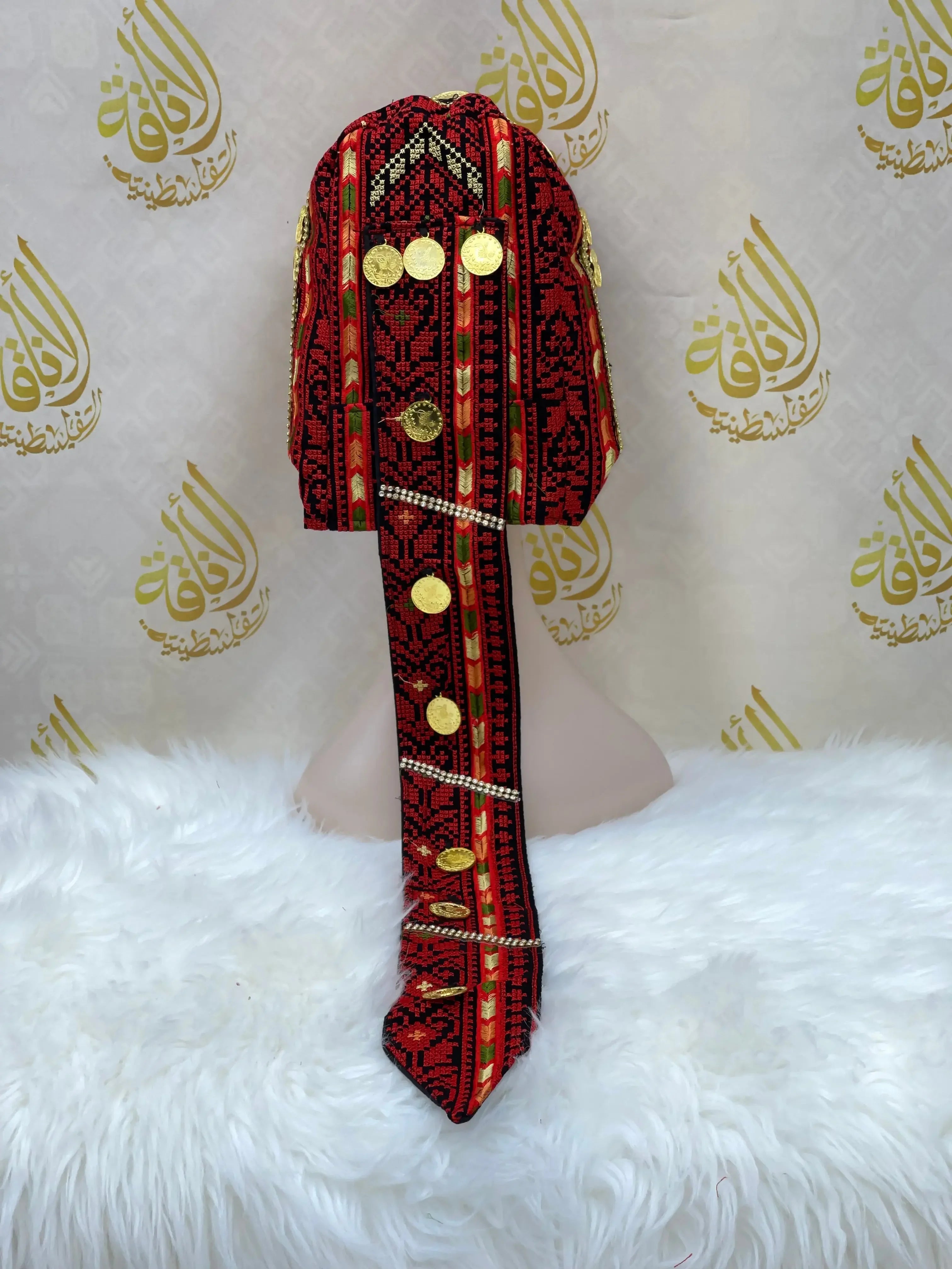 High Quality Head Piece Lerat: Luxurious Comfort and Elegant Style Palestinian Elegance