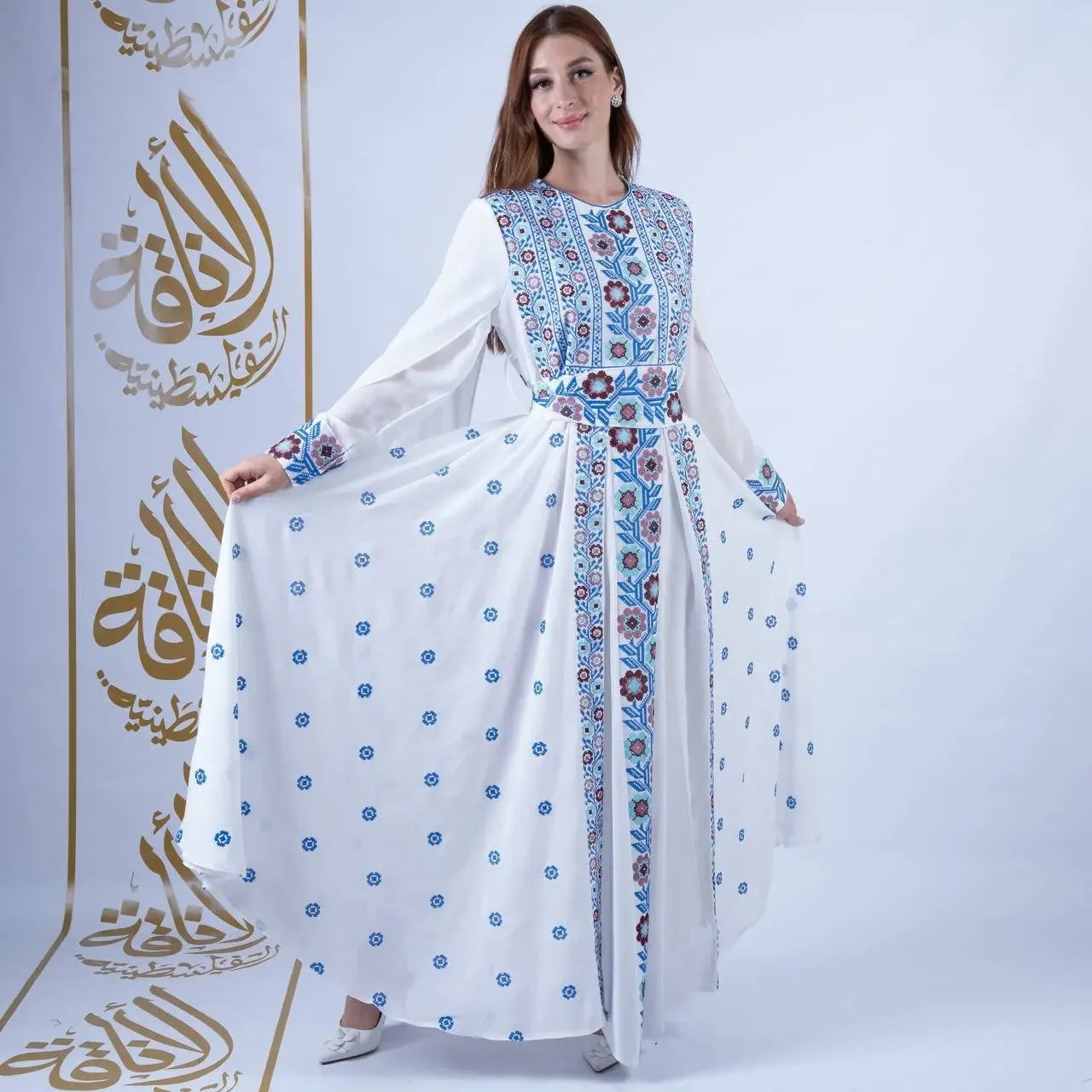 Embroidery Stylish Dress: Sophistication and Elegance Palestinian Elegance