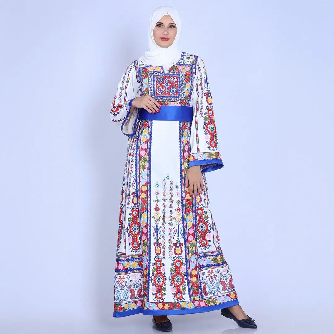 Embroidery Queen Thoub: Tradition and Sophistication Palestinian Elegance