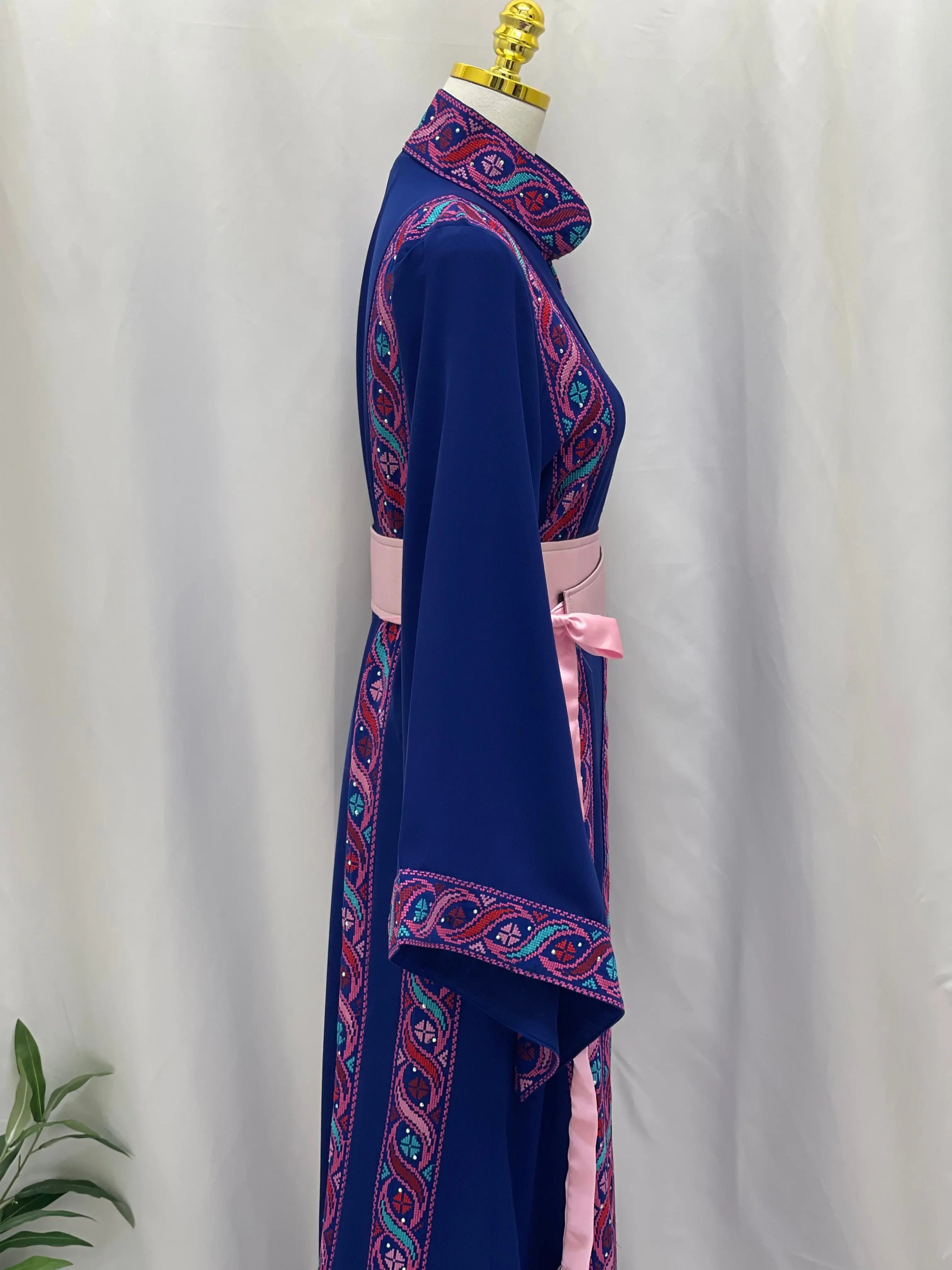 Royal Unique Embroidered Thoub - Timeless Elegance & Sophistication Palestinian Elegance