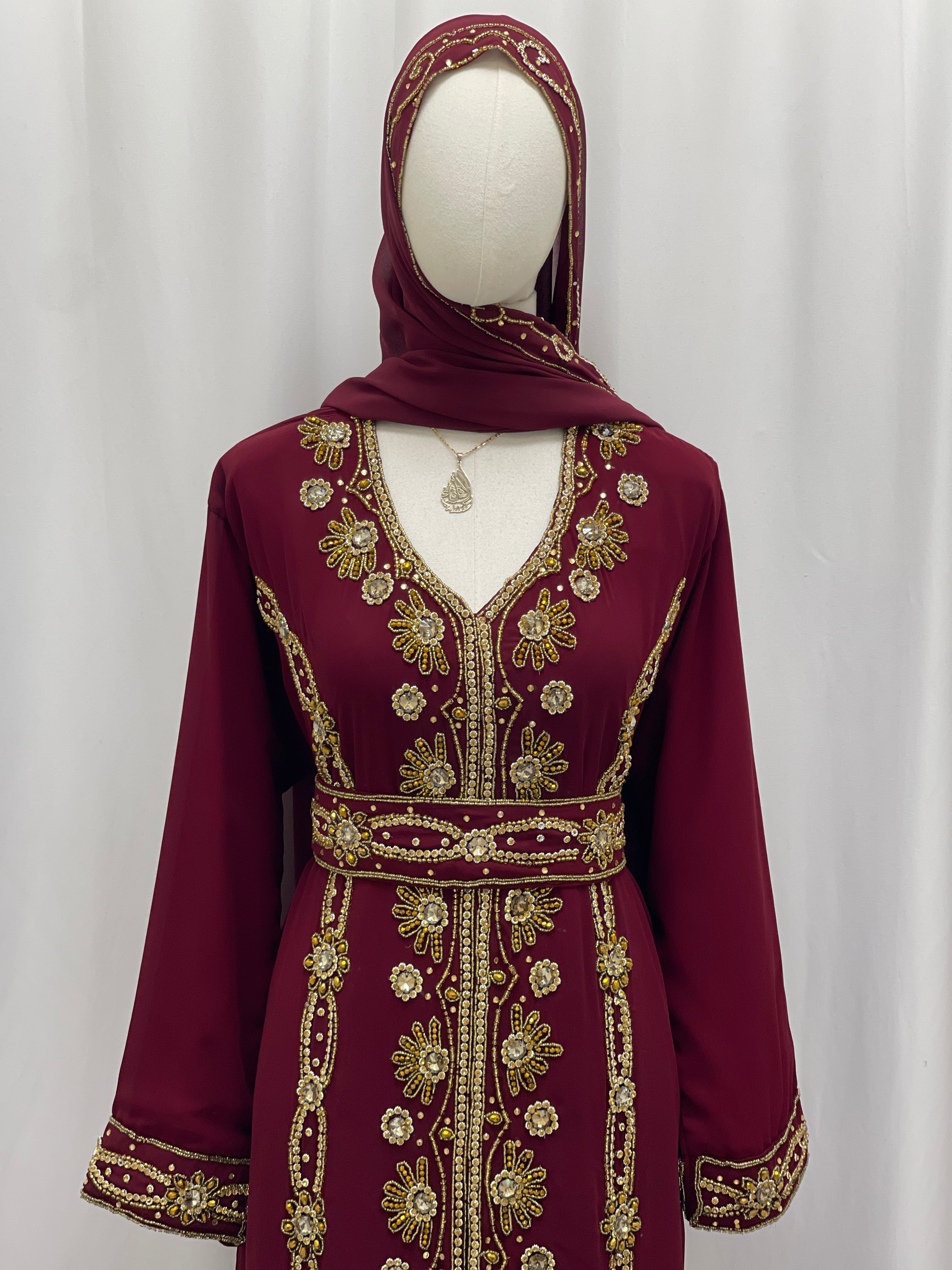Crimson Royal Kaftan