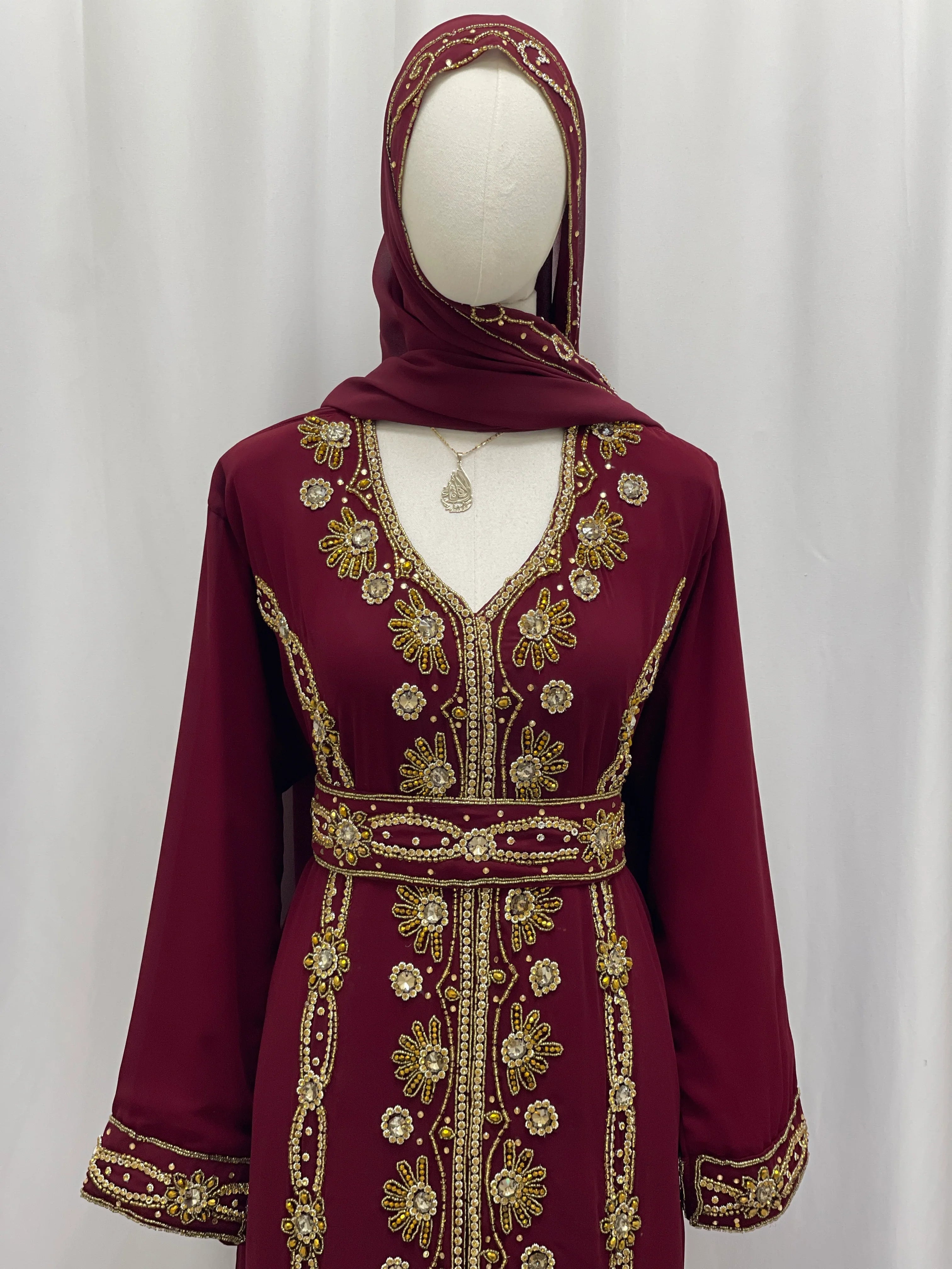 Crimson Royal Kaftan