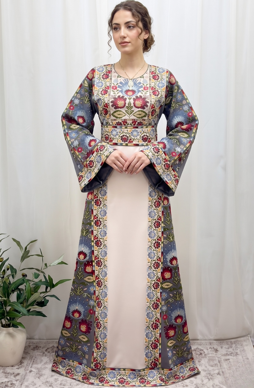 Palestinian Bloom Tatreez Thobe