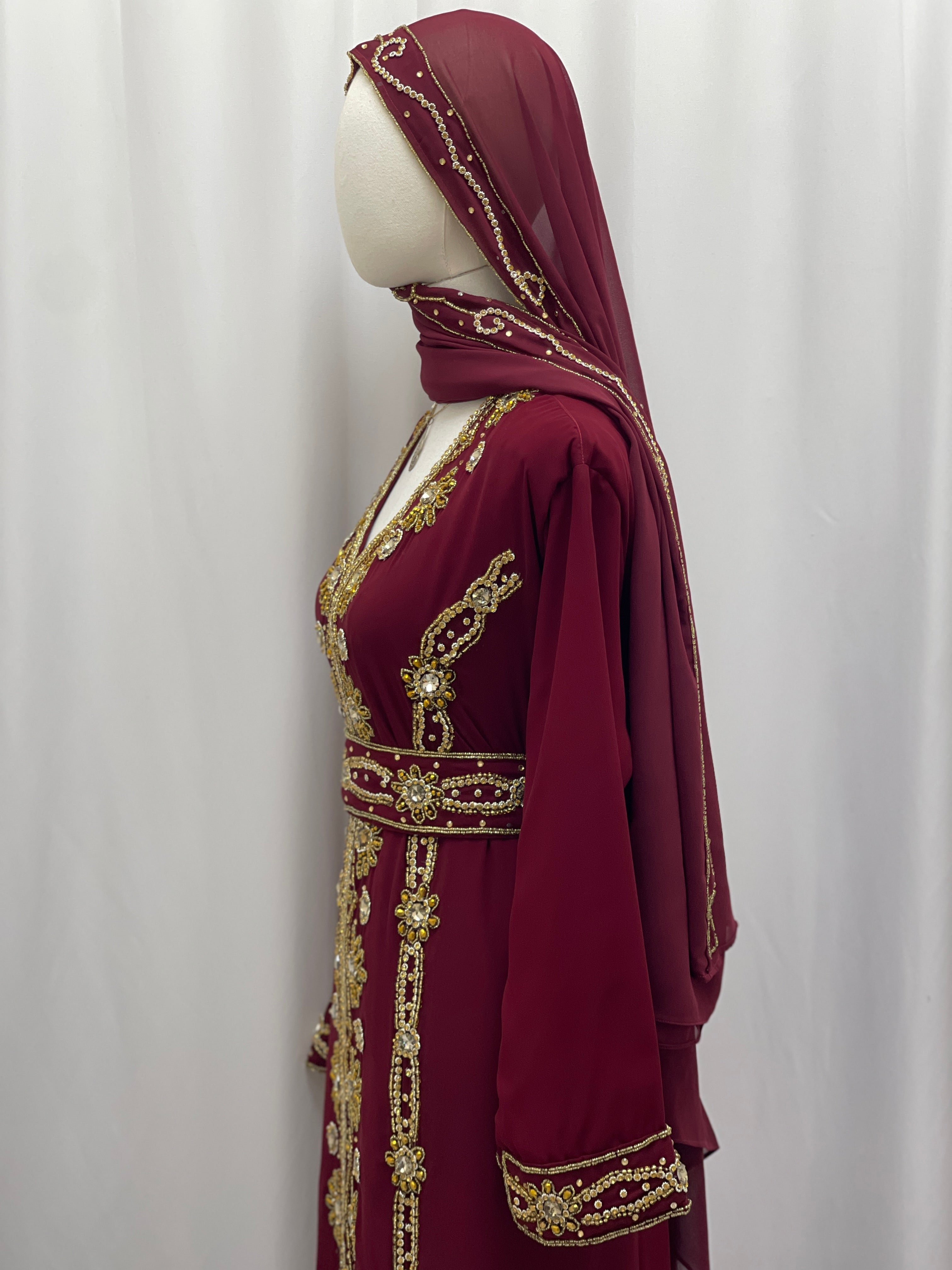 Crimson Royal Kaftan