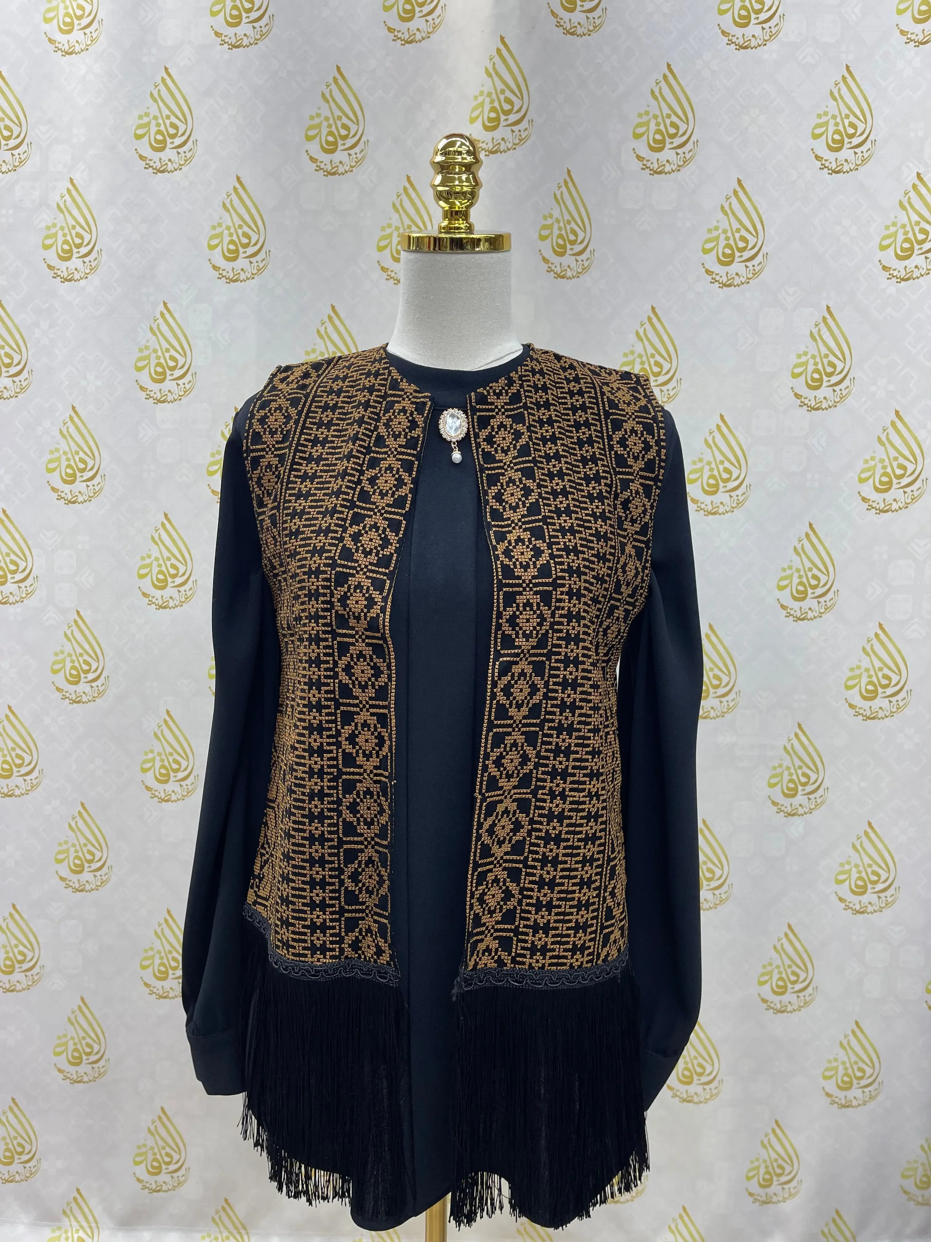 Embroidery Tassel Vest: Timeless Elegance and Versatile Style Palestinian Elegance
