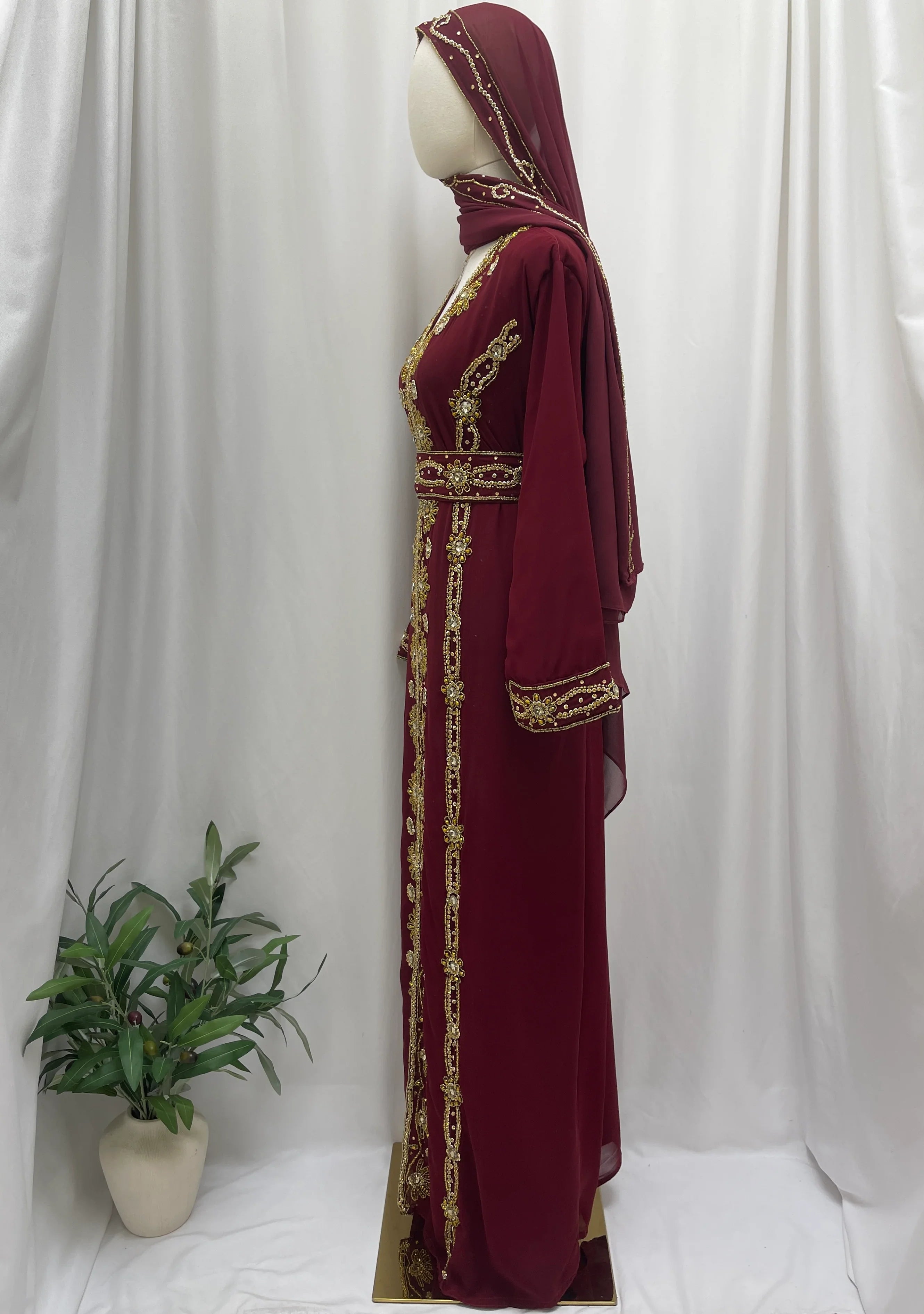 Crimson Royal Kaftan