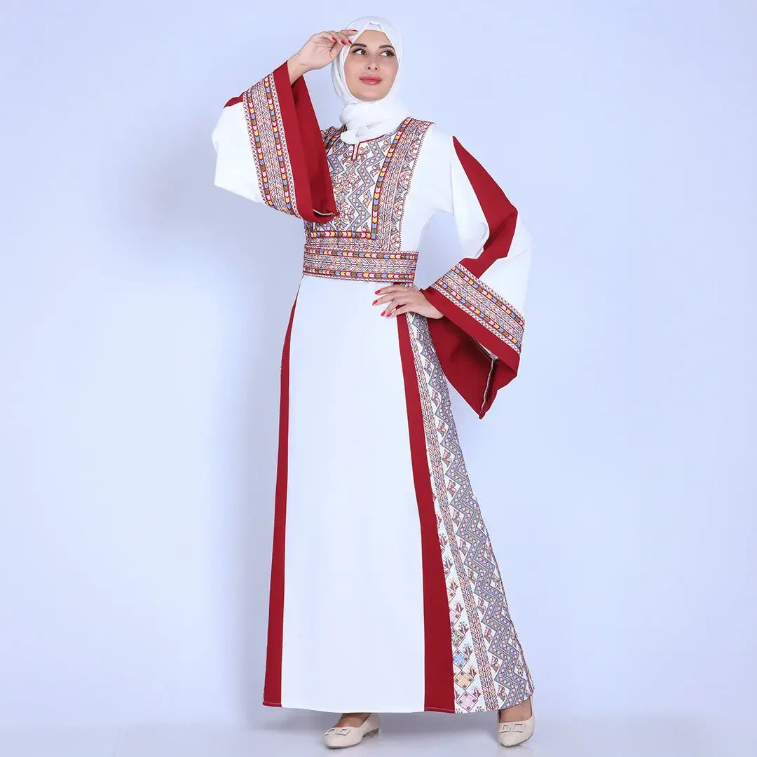 Hiba Unique Embroidery Thoub: Elegance and Cultural Heritage Palestinian Elegance