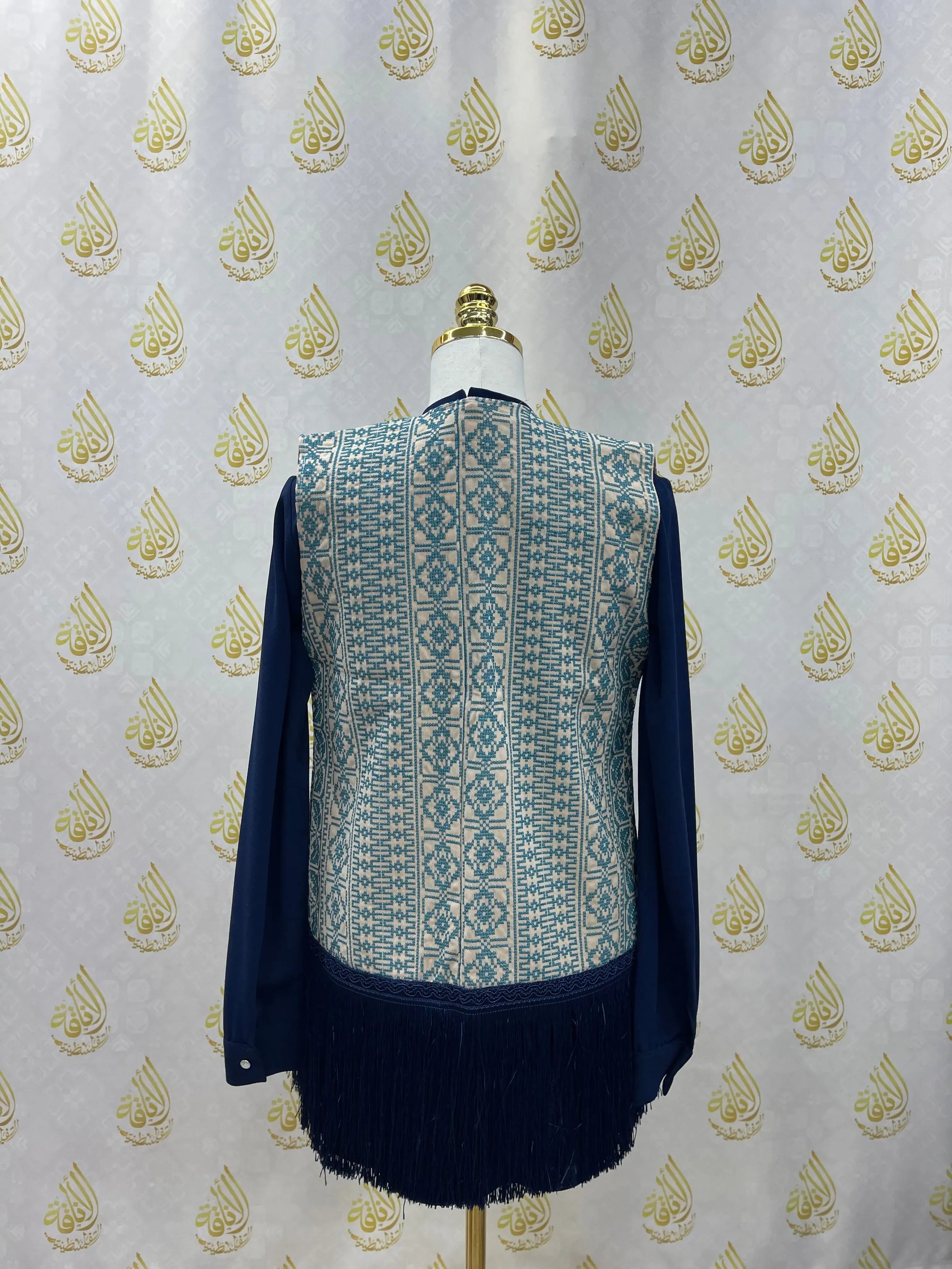 Embroidery Tassel Vest: Timeless Elegance and Versatile Style Palestinian Elegance