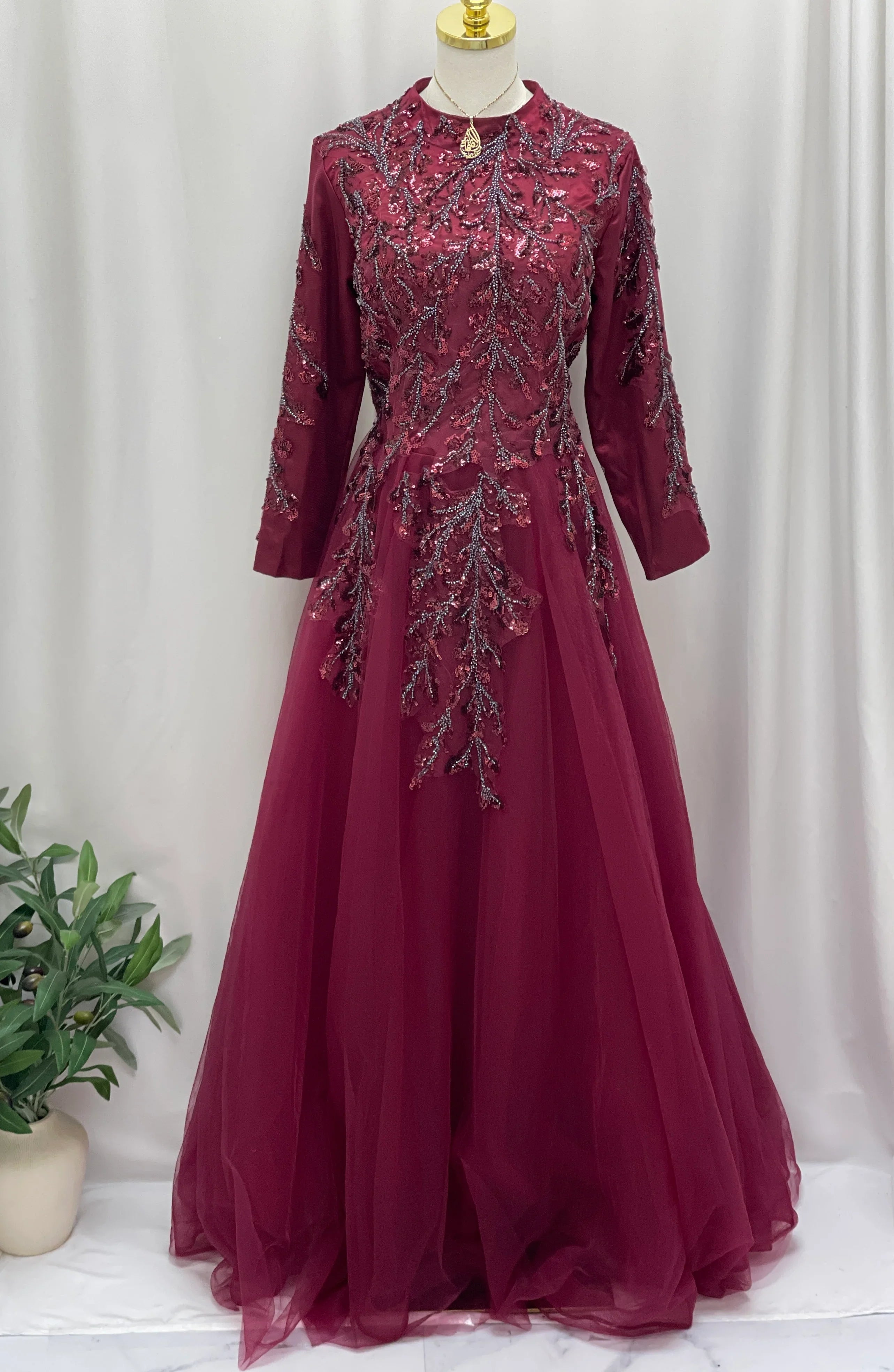 Dew Branches Gown