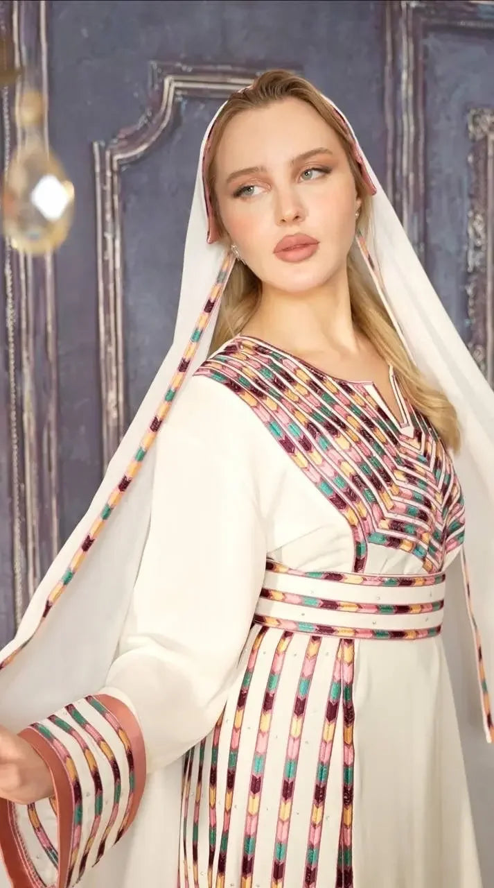 Sabala Embroidery Thoub: Exquisite Craftsmanship and Timeless Elegance Palestinian Elegance
