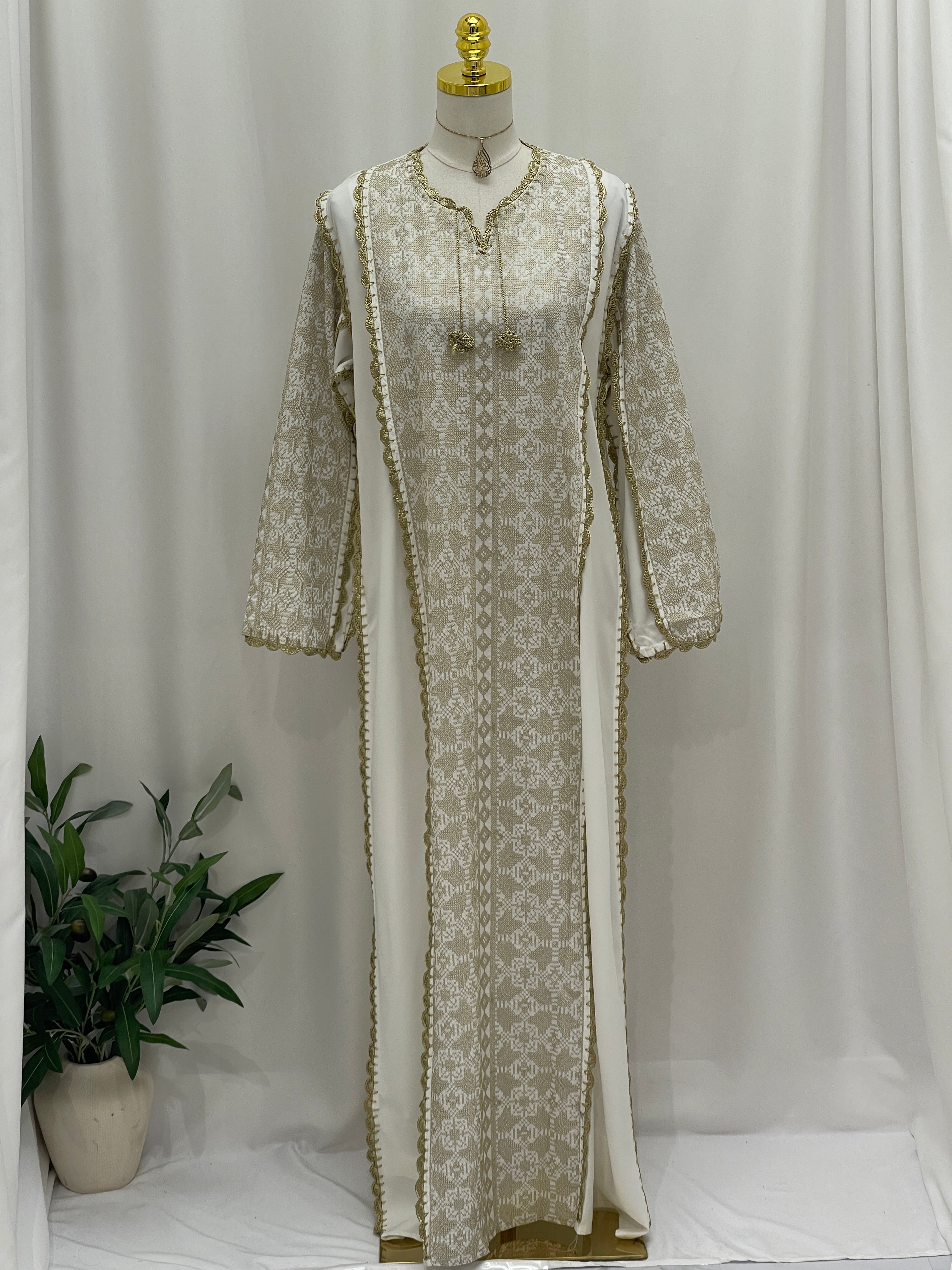Heritage Threads Embroidered Abaya