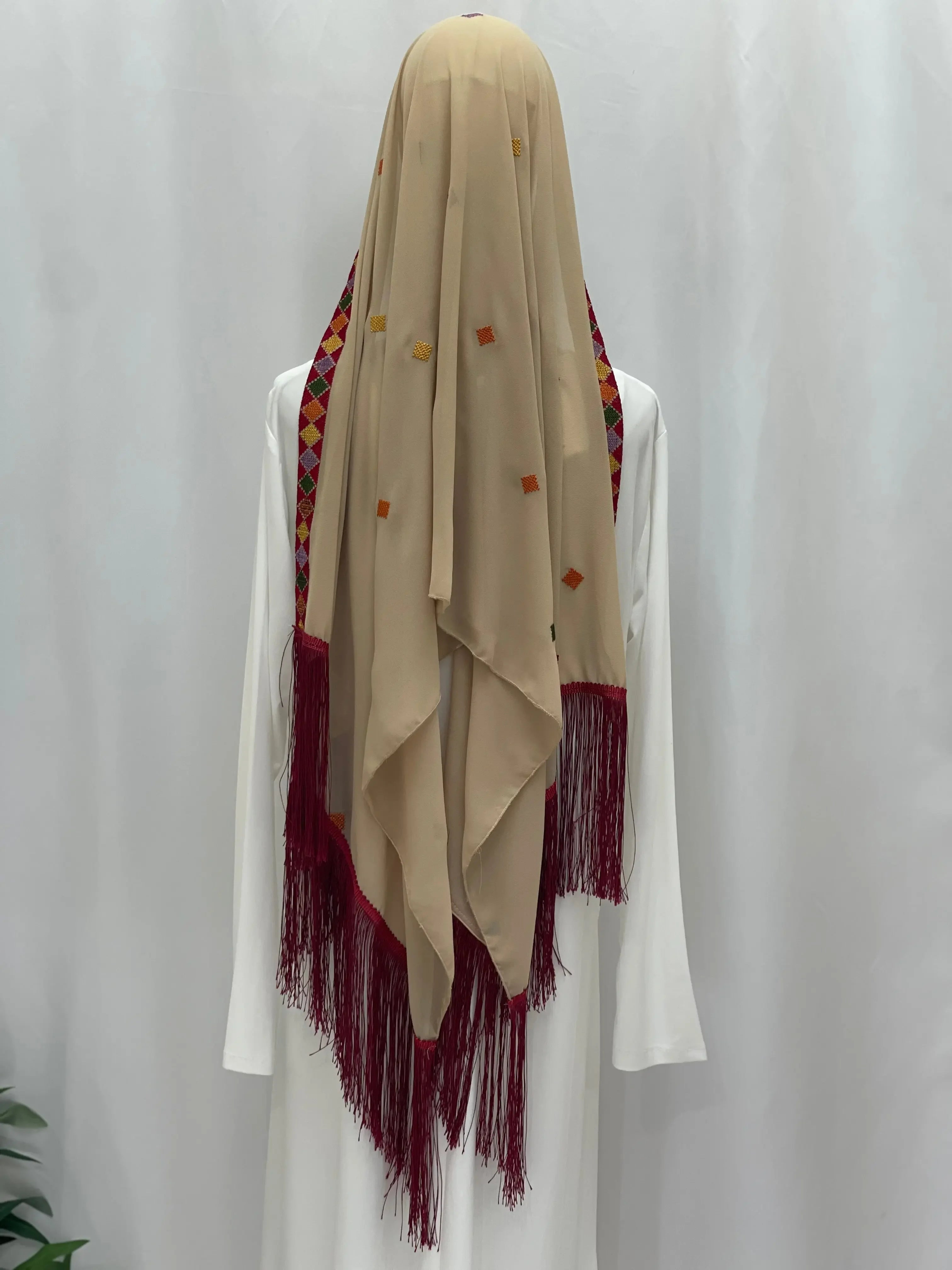 Timeless Sophistication: Embroidered Khirka Palestinian Elegance