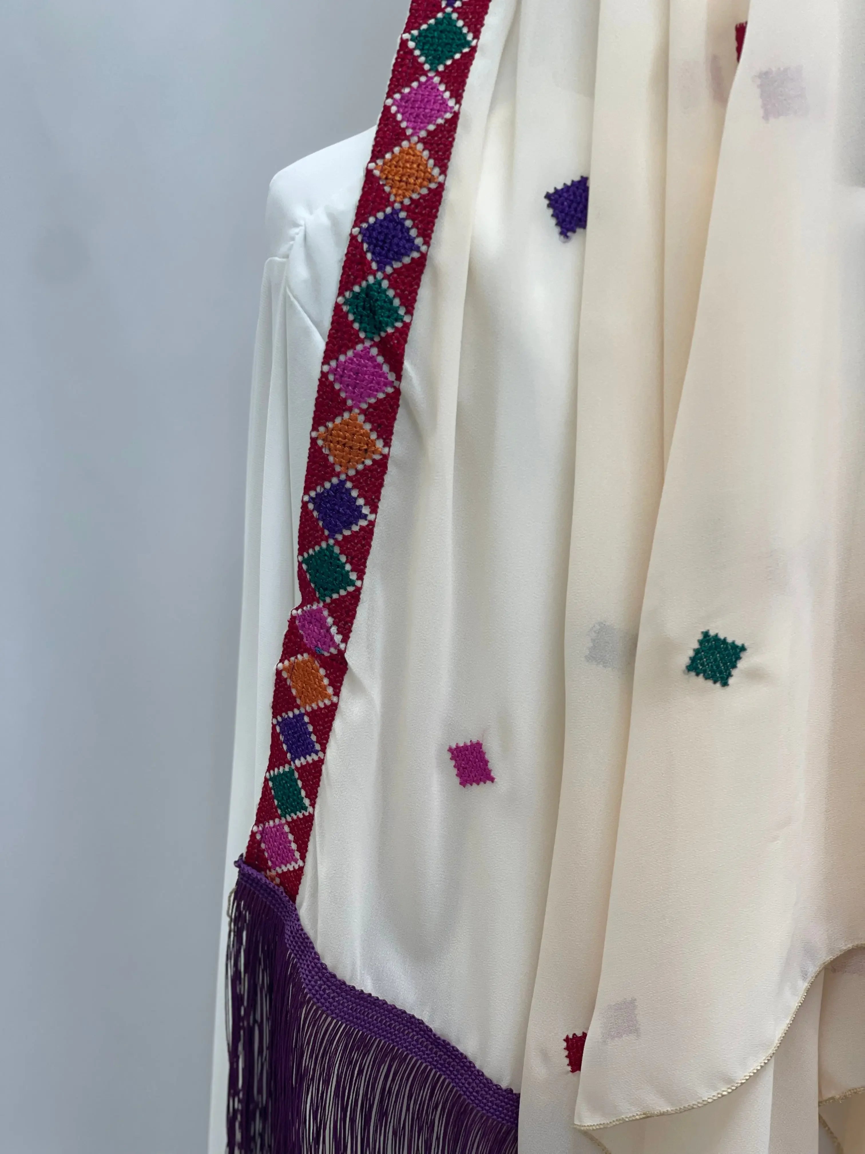 Timeless Sophistication: Embroidered Khirka Palestinian Elegance