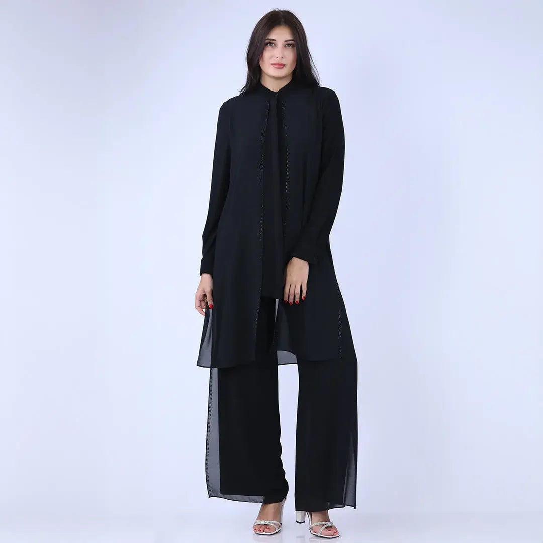 Formal 3Pcs Pant Suits: Polished Elegance and Professional Style Palestinian Elegance