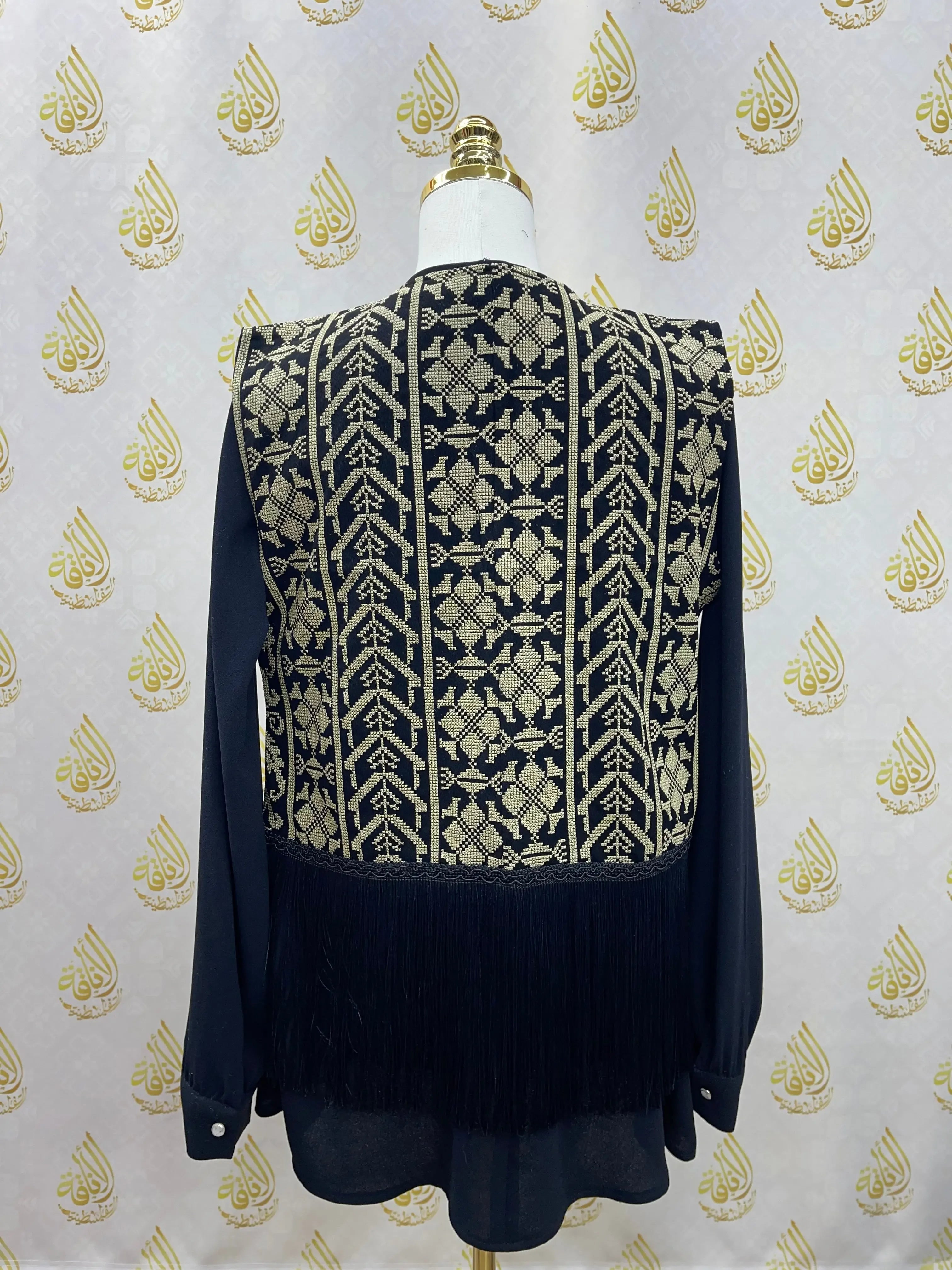 Embroidery Tassel Vest: Timeless Elegance and Versatile Style Palestinian Elegance