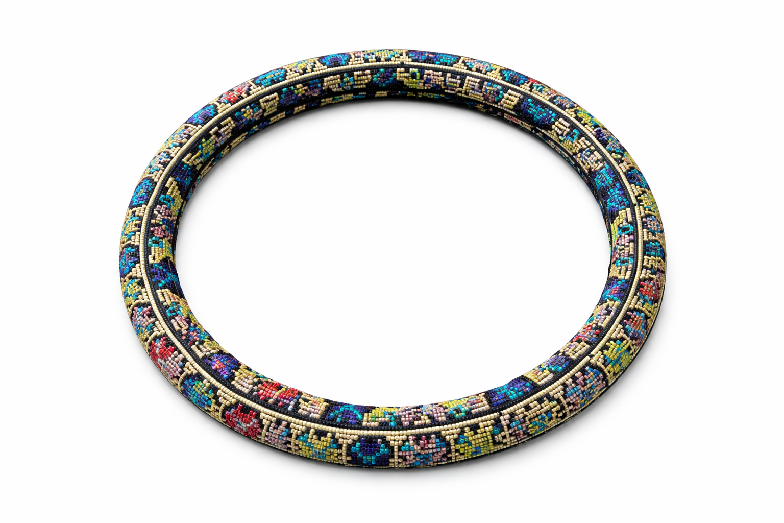 Reversible Beaded Steering Wheel Cover- Elegant Design