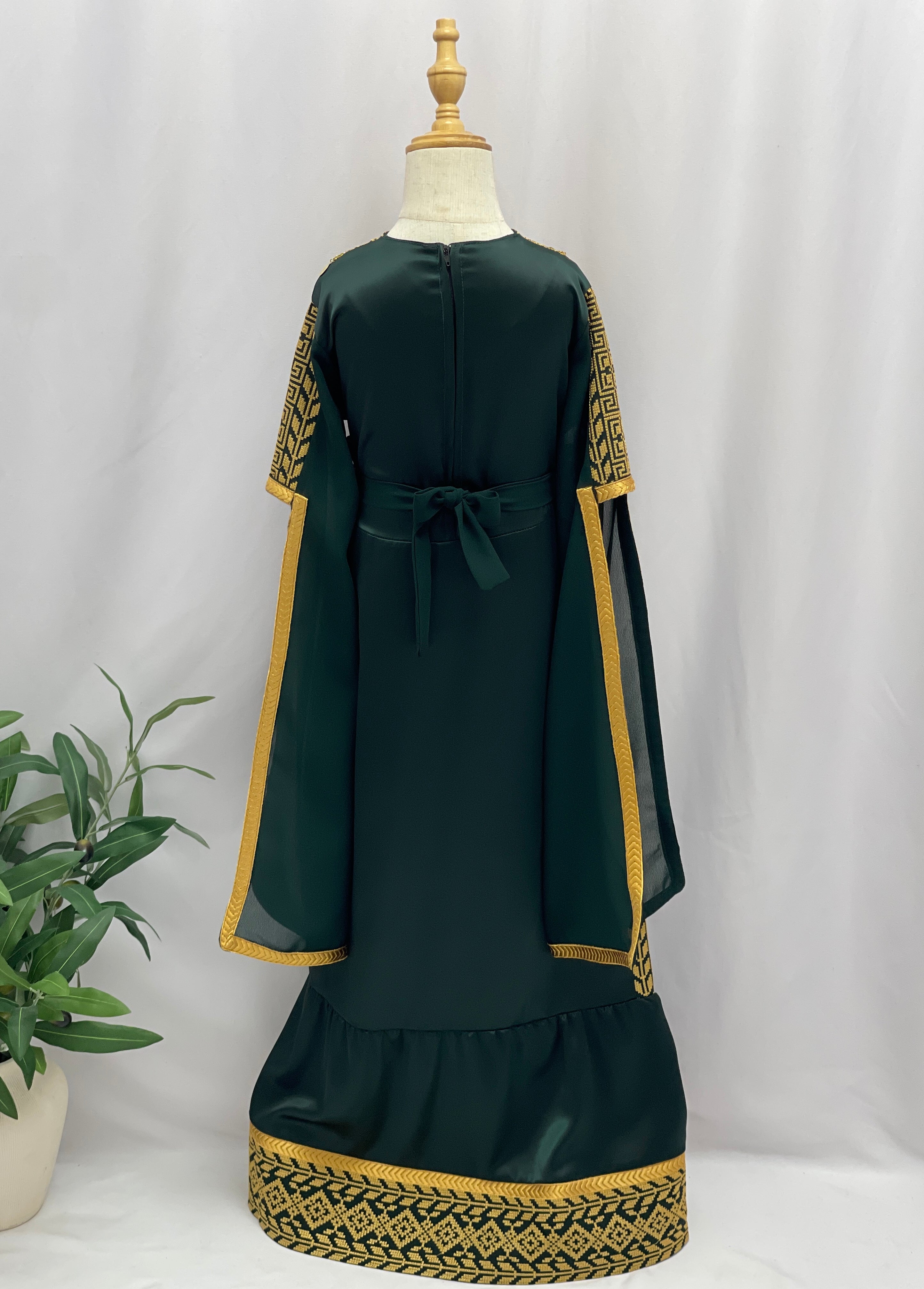 Heritage Coin Embroidered Girls Thobe Set