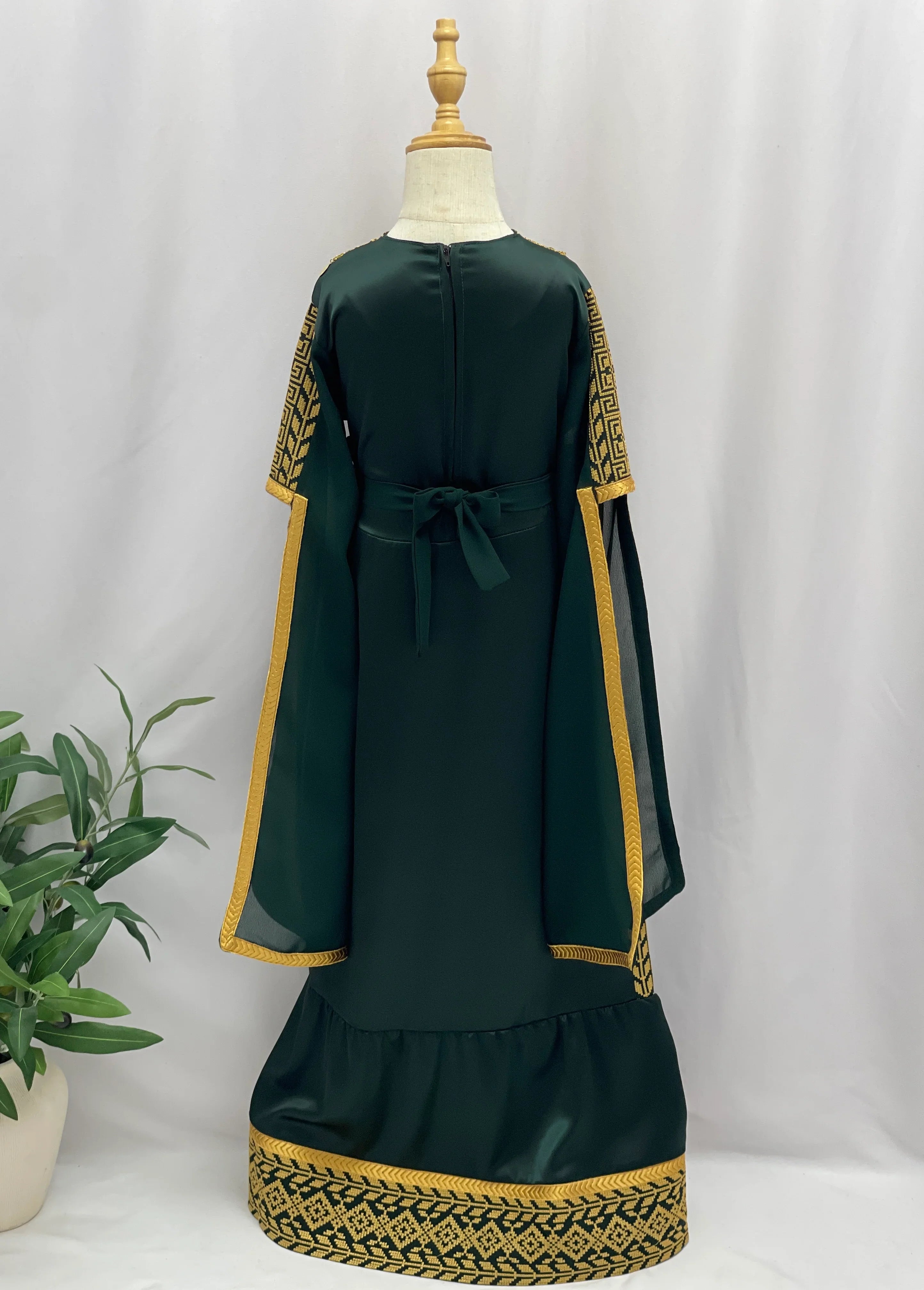 Heritage Coin Embroidered Girls Thobe Set