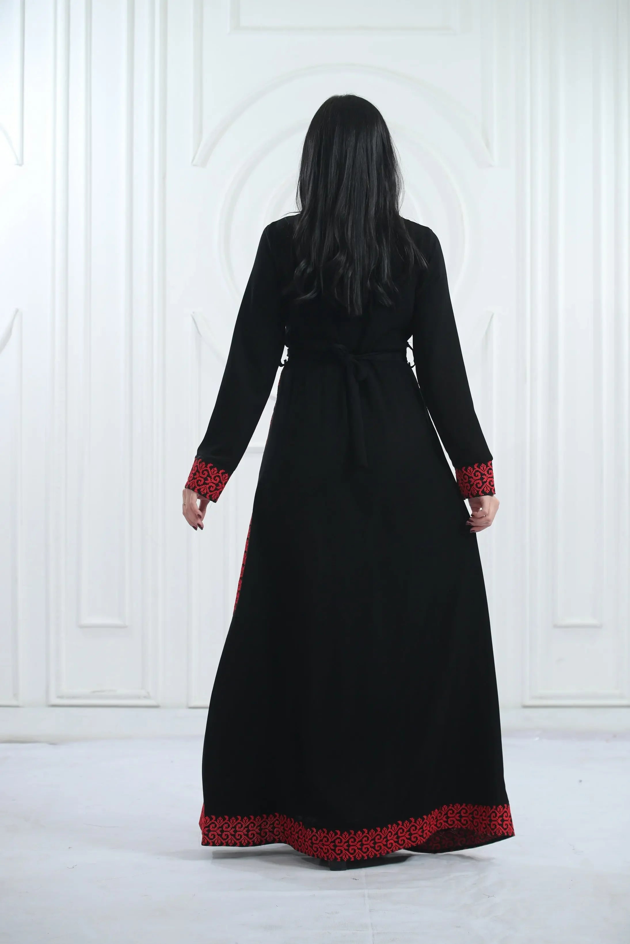 The Warda Embroidered Dress Palestinian Elegance