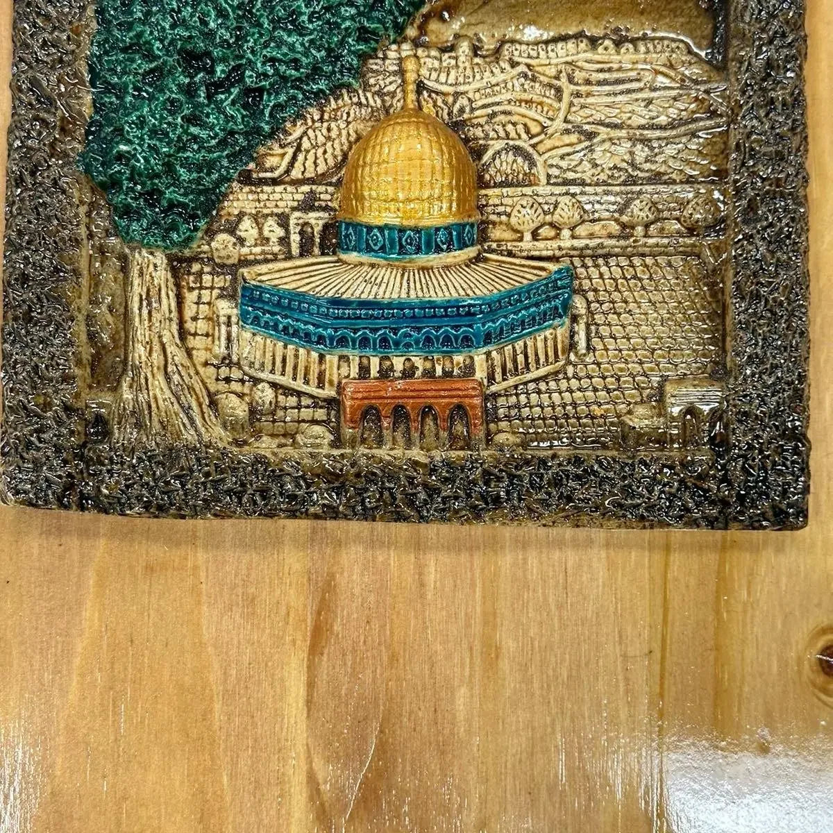 Handmade Wooden Frame Palestine Resemblance Hanging Decor: Cultural Charm and Elegance Palestinian Elegance