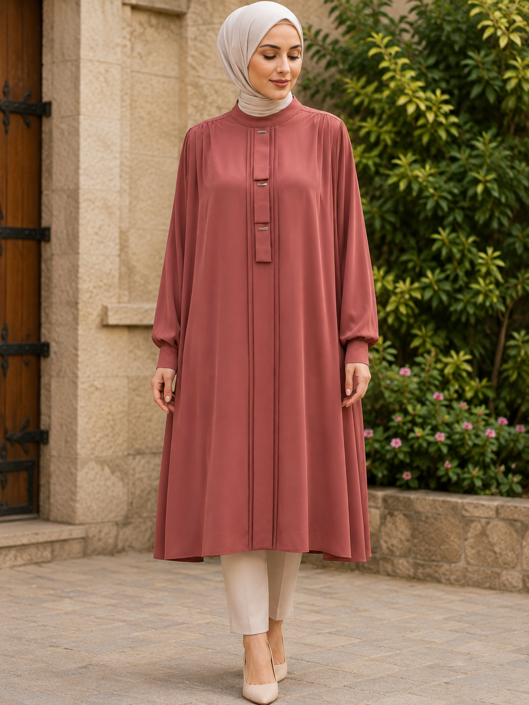 Long Modest Tunic - Timeless Elegance for the Modern Woman