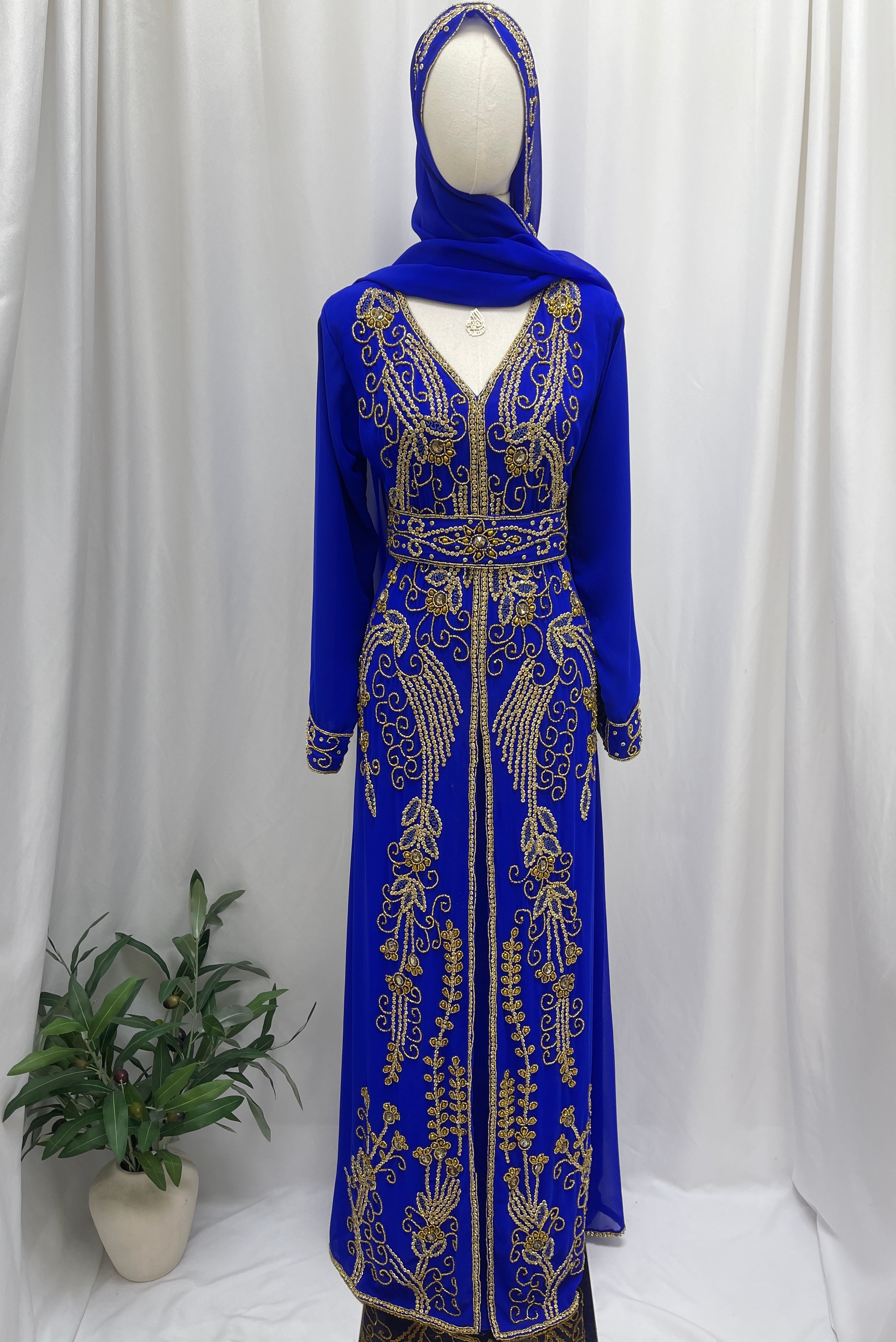 Royal Sapphire Kaftan