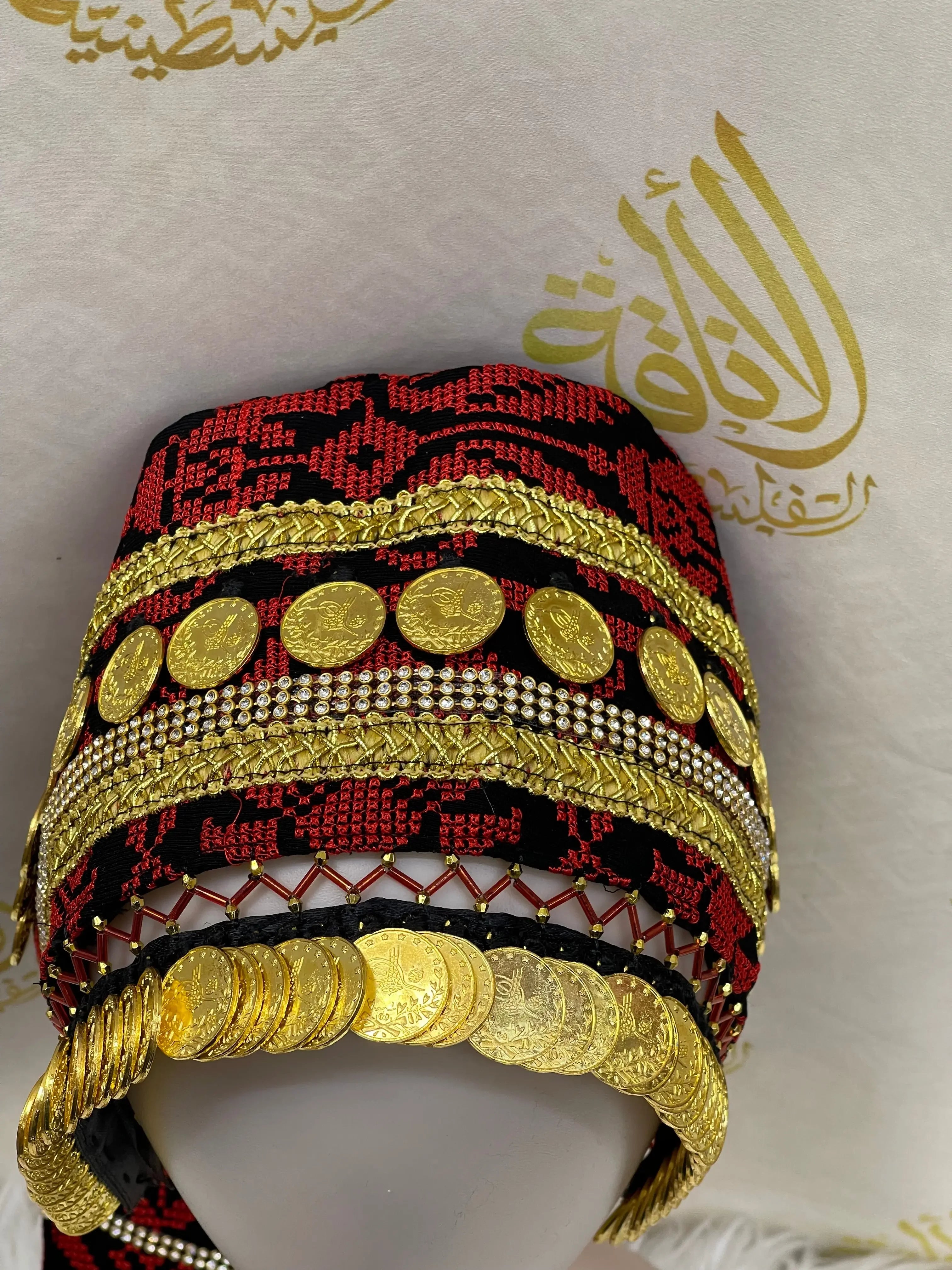 High Quality Head Piece Lerat: Luxurious Comfort and Elegant Style Palestinian Elegance