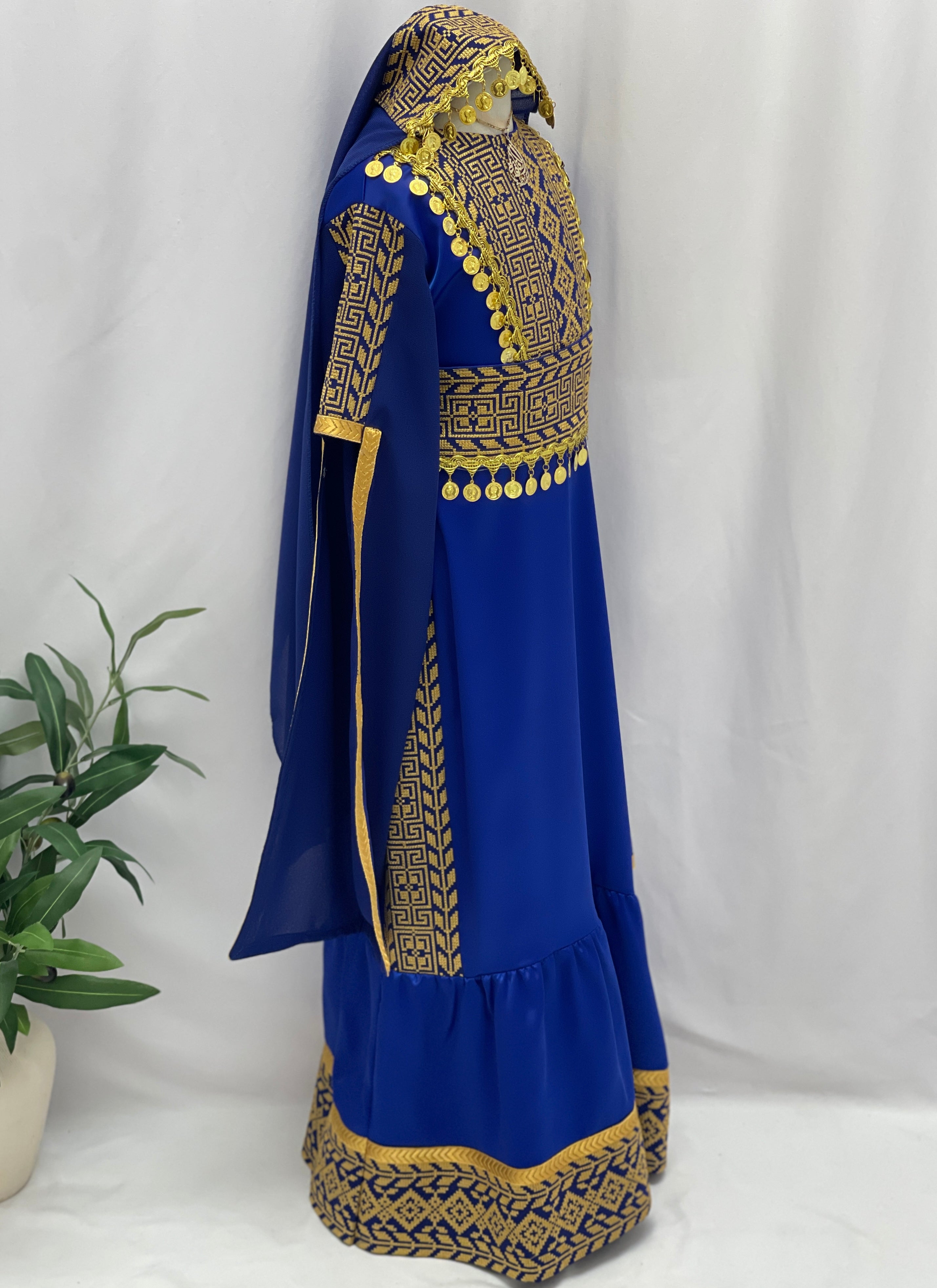 Heritage Coin Embroidered Girls Thobe Set