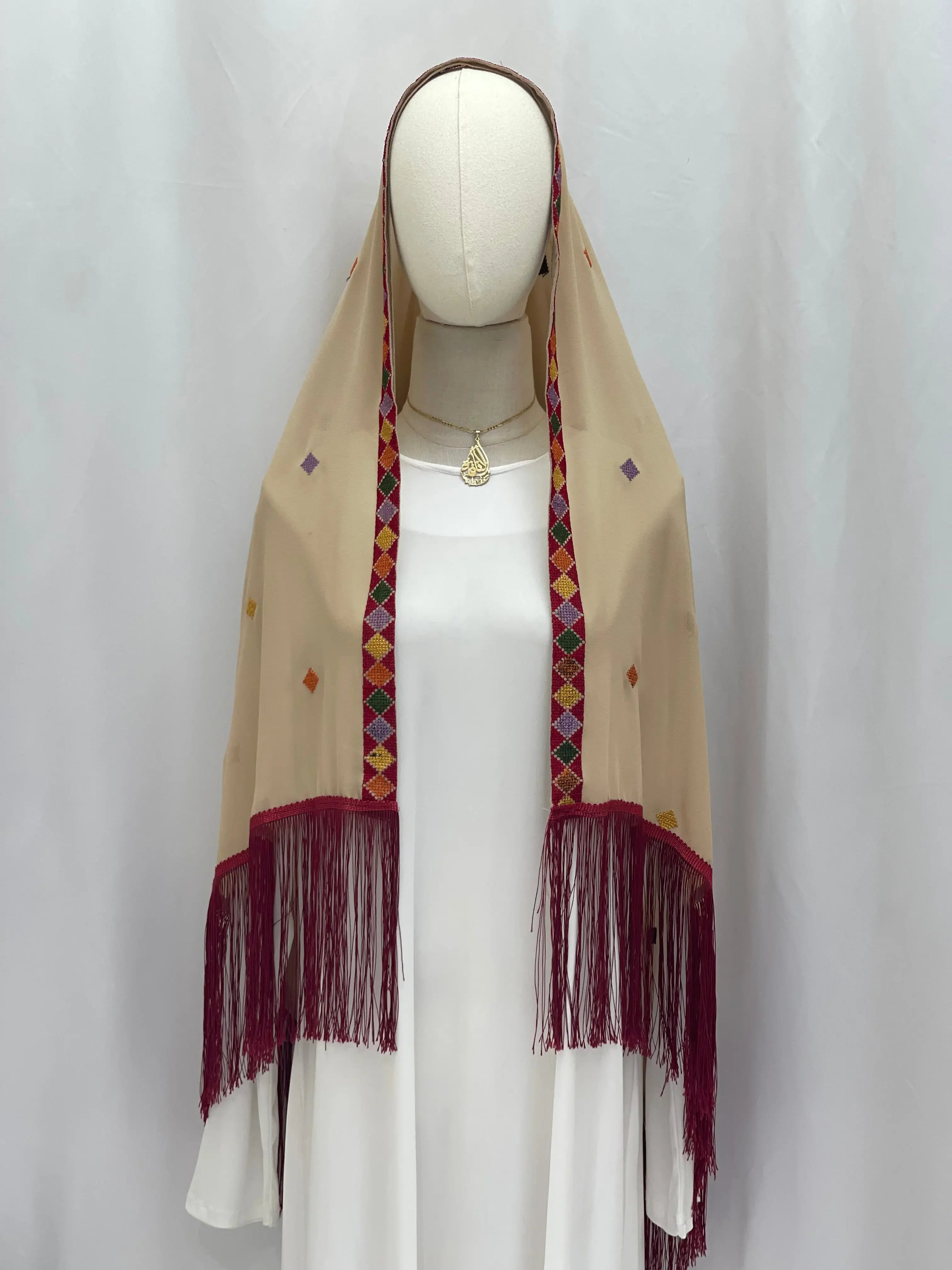 Timeless Sophistication: Embroidered Khirka Palestinian Elegance