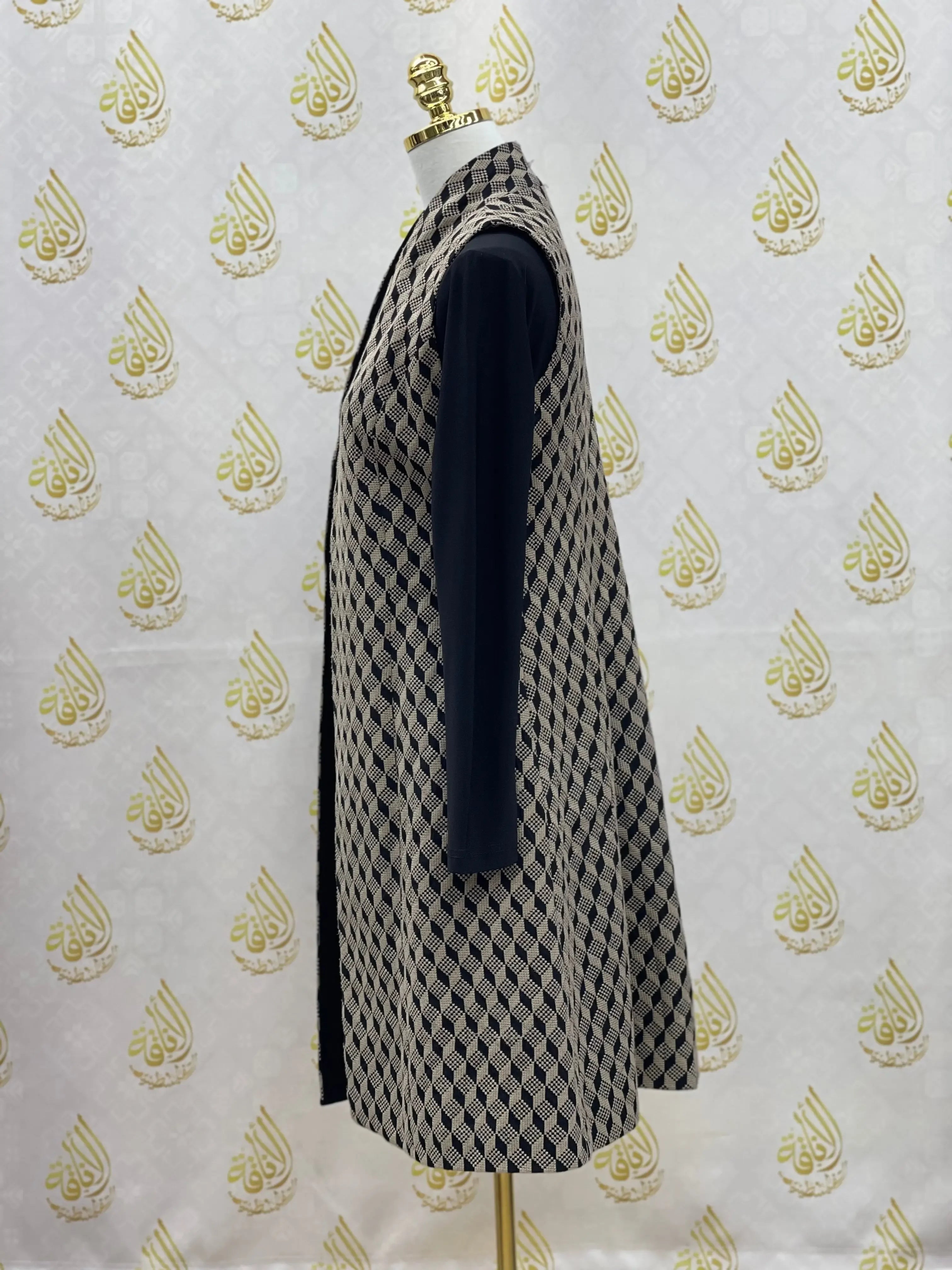 Embroidery Long Vest: Elegance and Versatile Style Palestinian Elegance