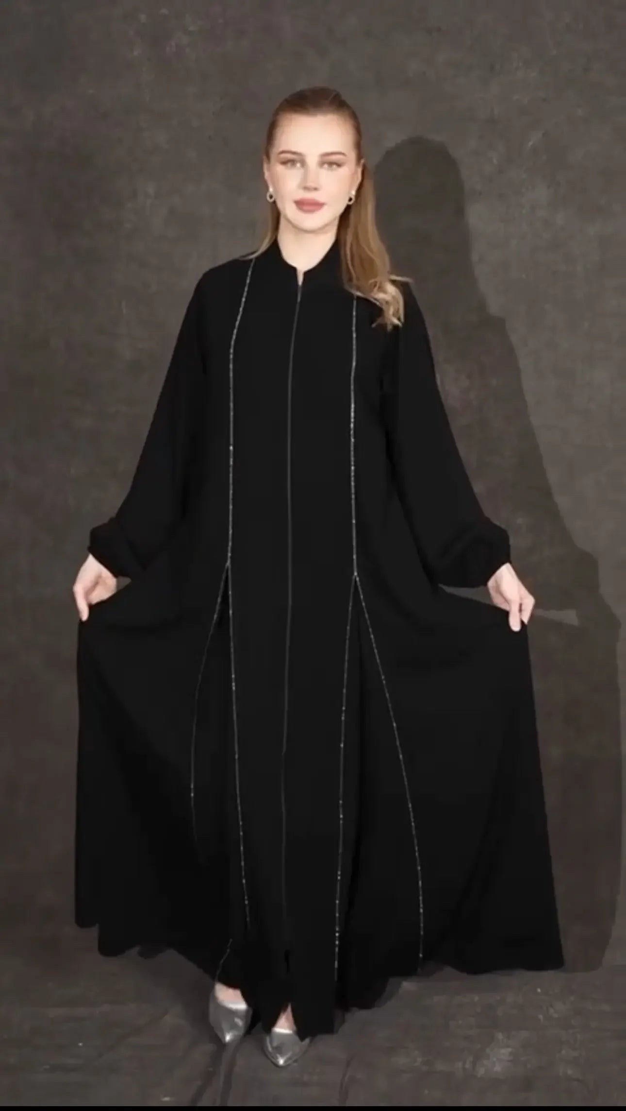 Maxi Yurio Abaya: Traditional Modesty Meets Modern Style - Palestinian Elegance