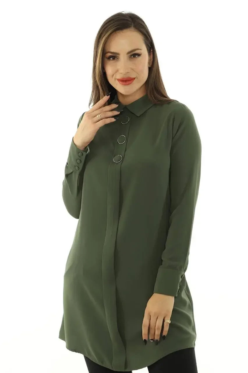 Formal Tunic – Sleek and Professional Business Wardrobe Essential Palestinian Elegance