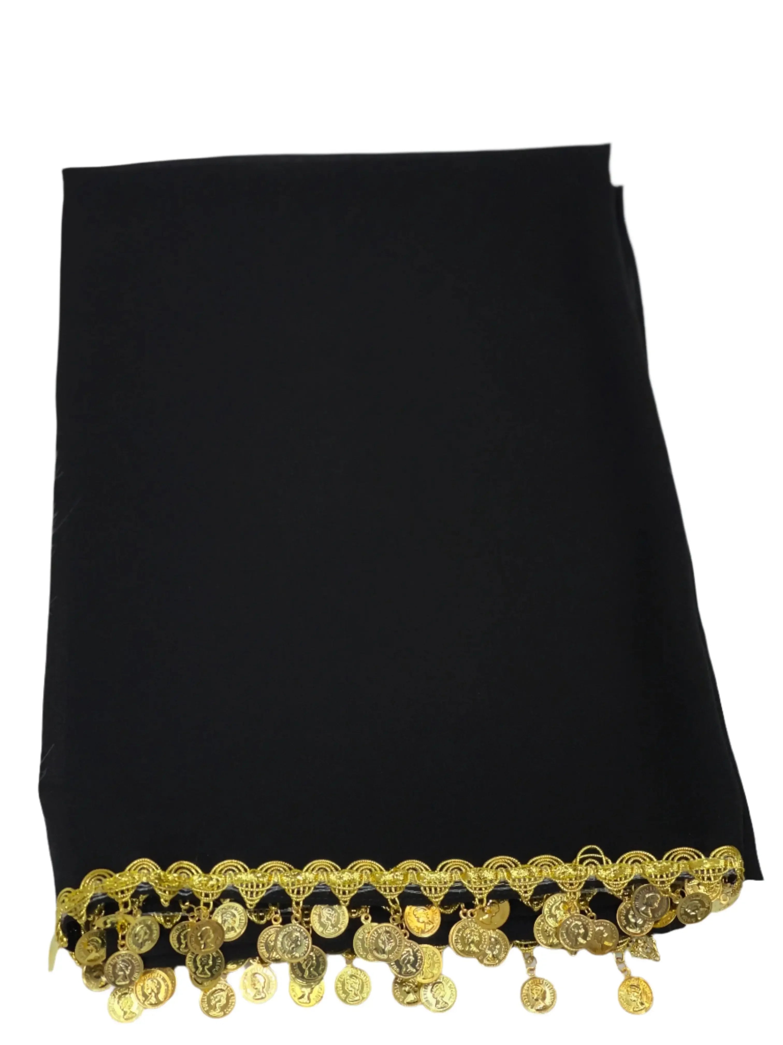 Khirka Shal with Gold Coins: Luxurious Elegance and Unique Style Palestinian Elegance